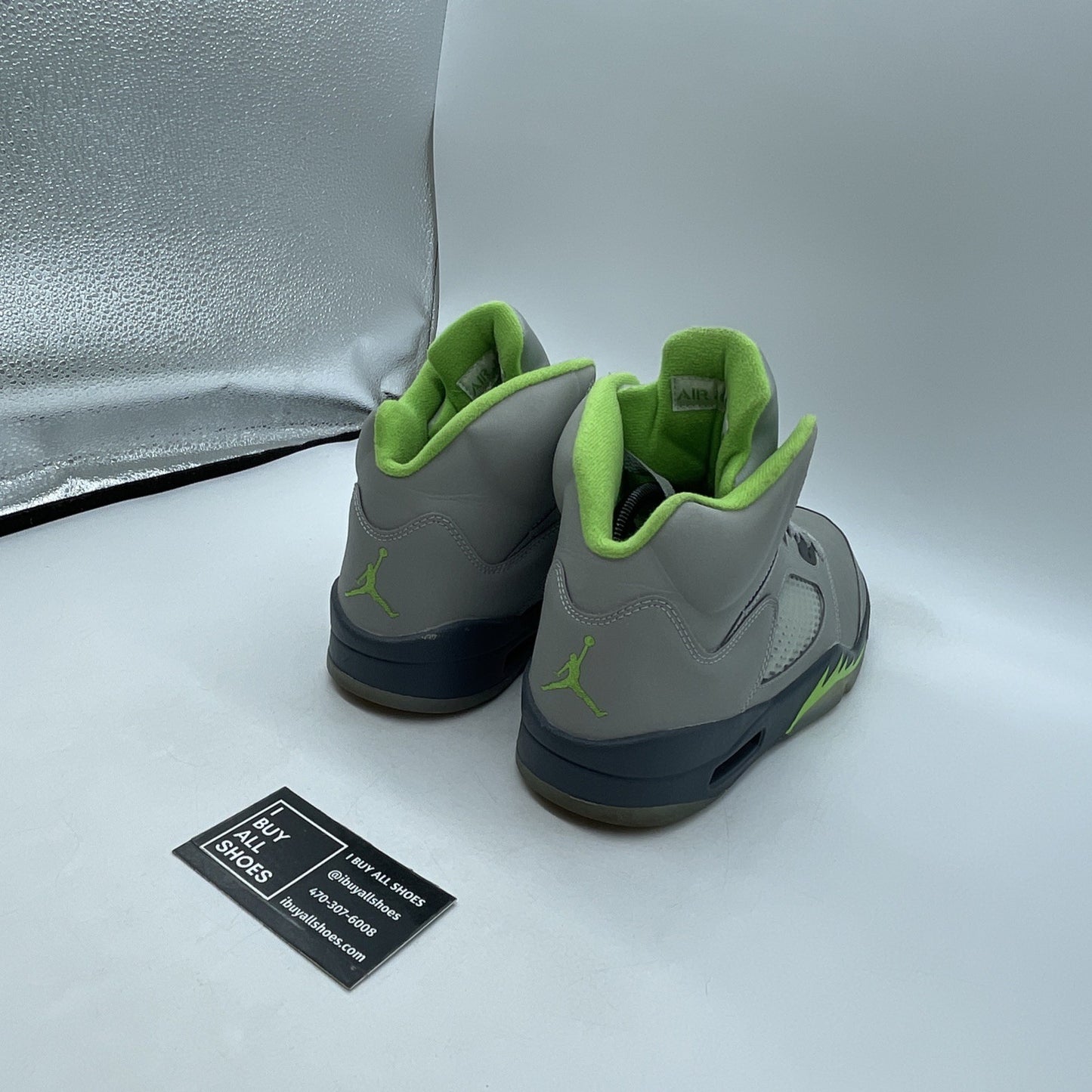 Size 9.5- Air Jordan 5 Retro Green Bean (DM9014-005)