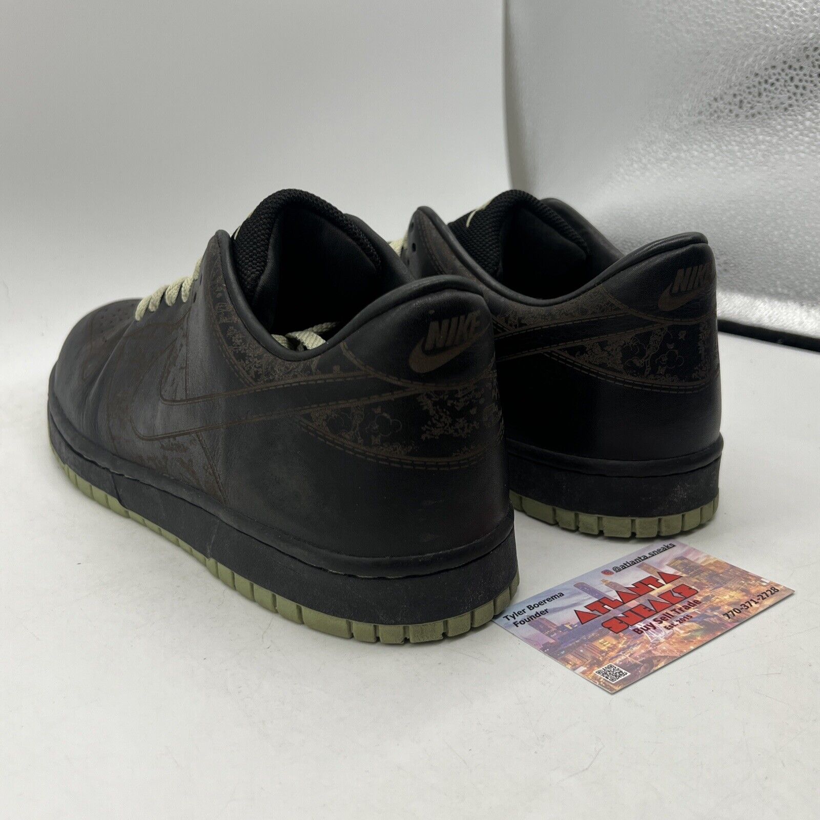 Size 10.5 - Nike Dunk 1 Piece Low Black Mint (312424-001)