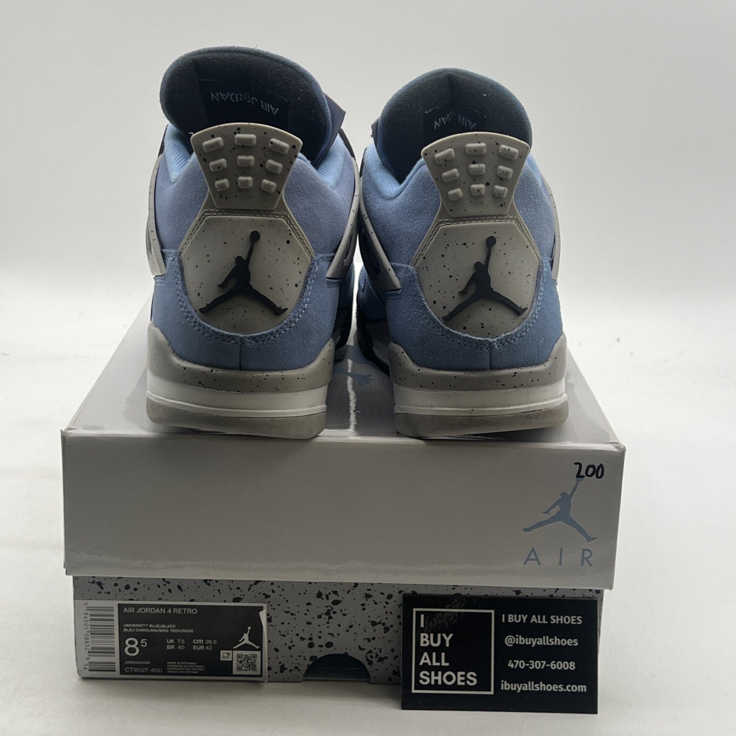 Size 8.5 - Air Jordan 4 Retro Mid University Blue (CT8527-400)