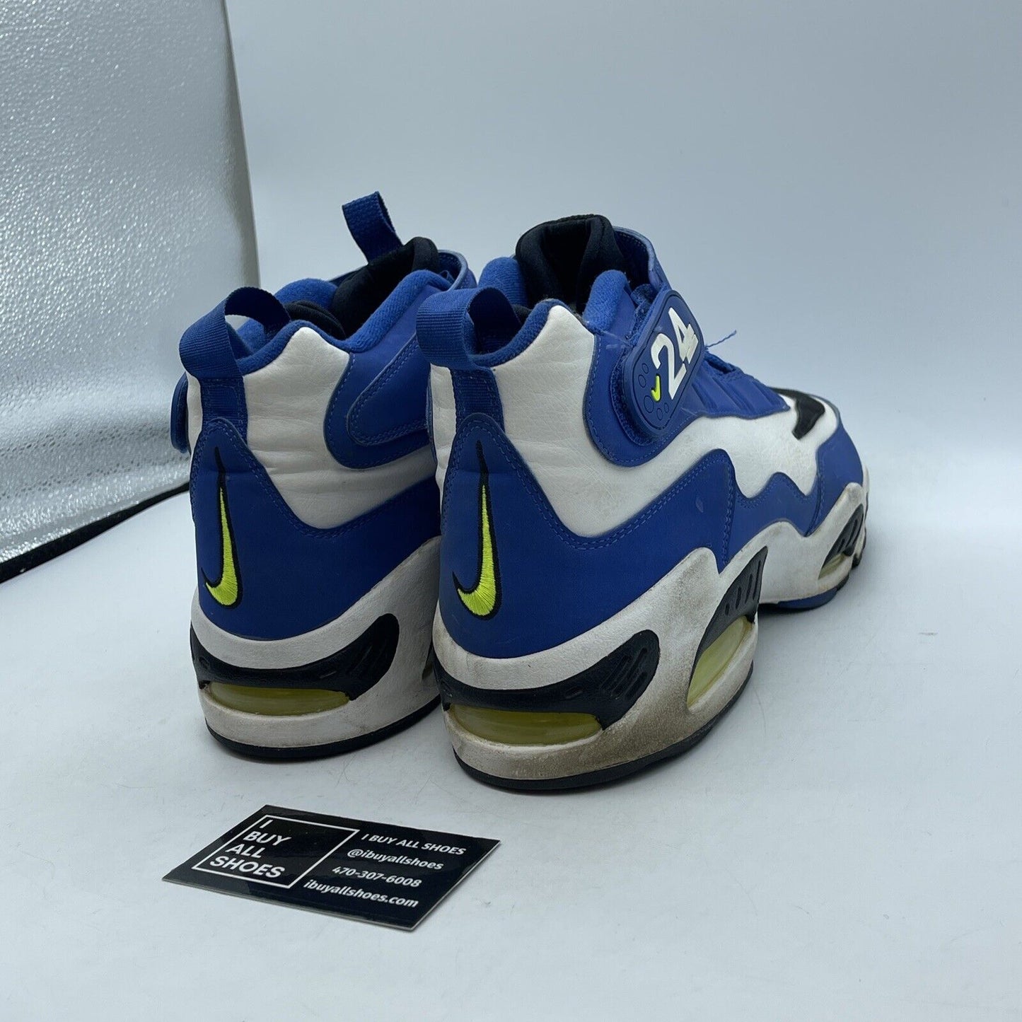 Size 11.5 - Nike Air Griffey Max 1 2021 Varsity Royal White Suede (DJ5161-400)