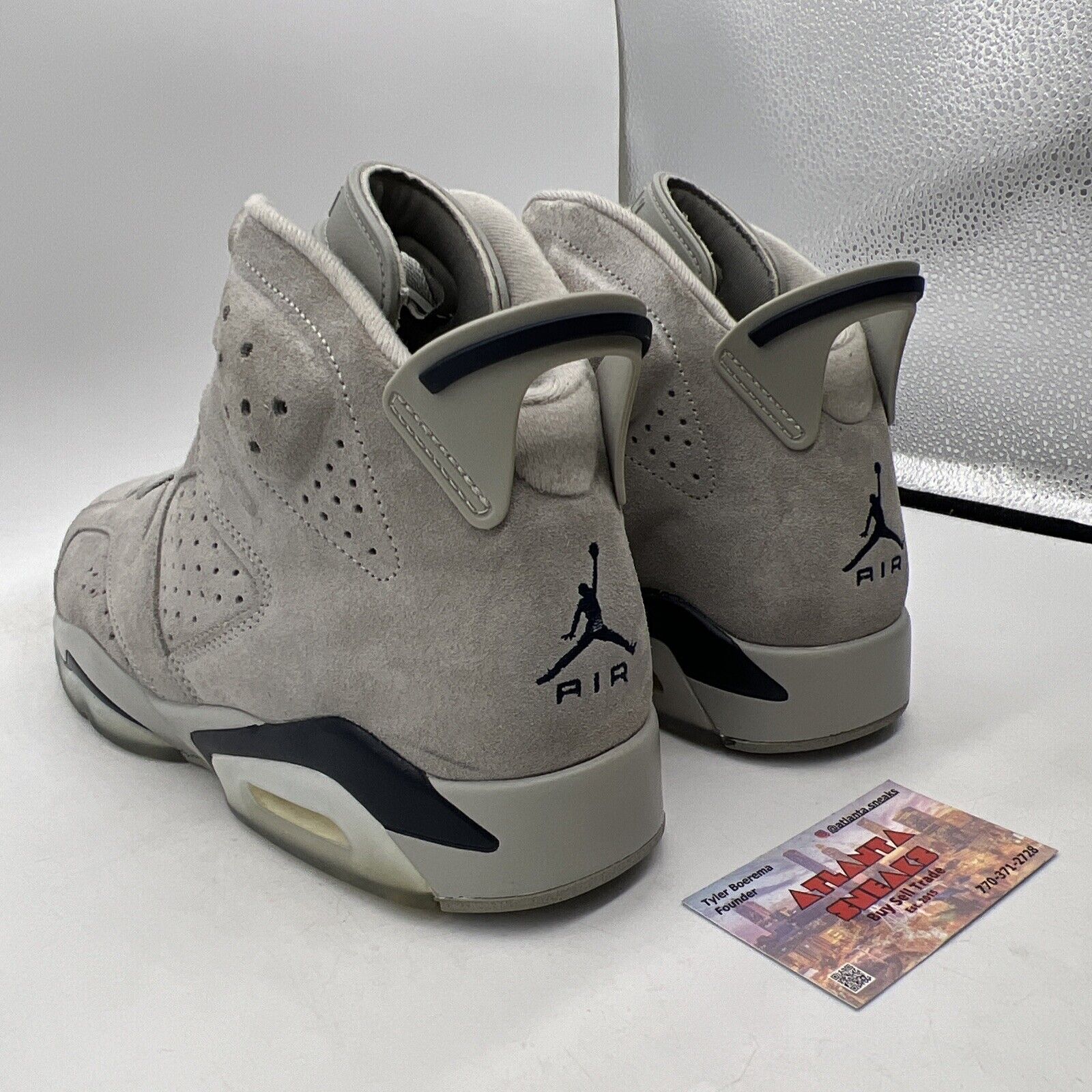 Size 11 - Jordan 6 Retro Mid Georgetown Grey Suede (CT8529-012)