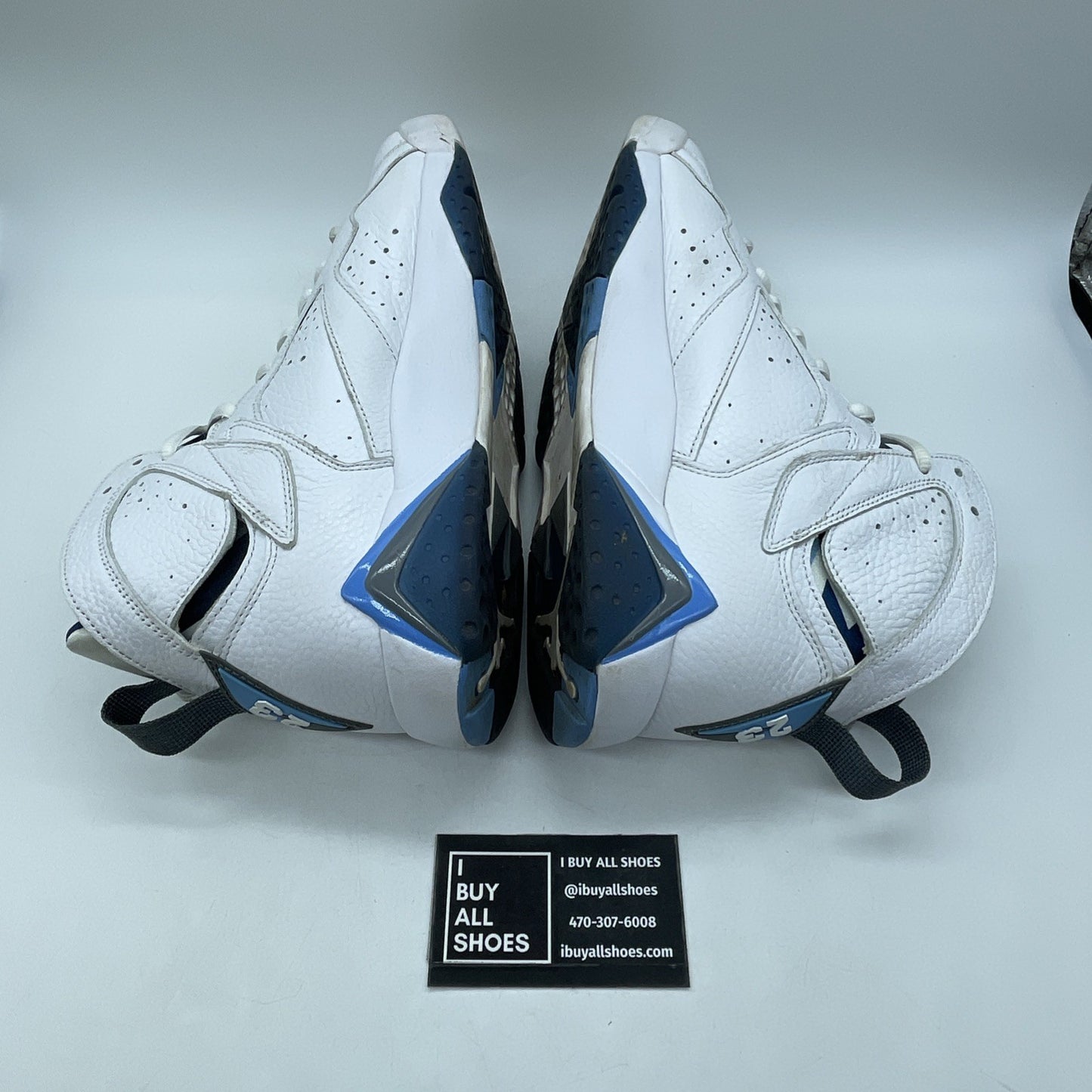 Size 10 - Air Jordan 7 Retro 2015 French Blue White Leather (304775-107)