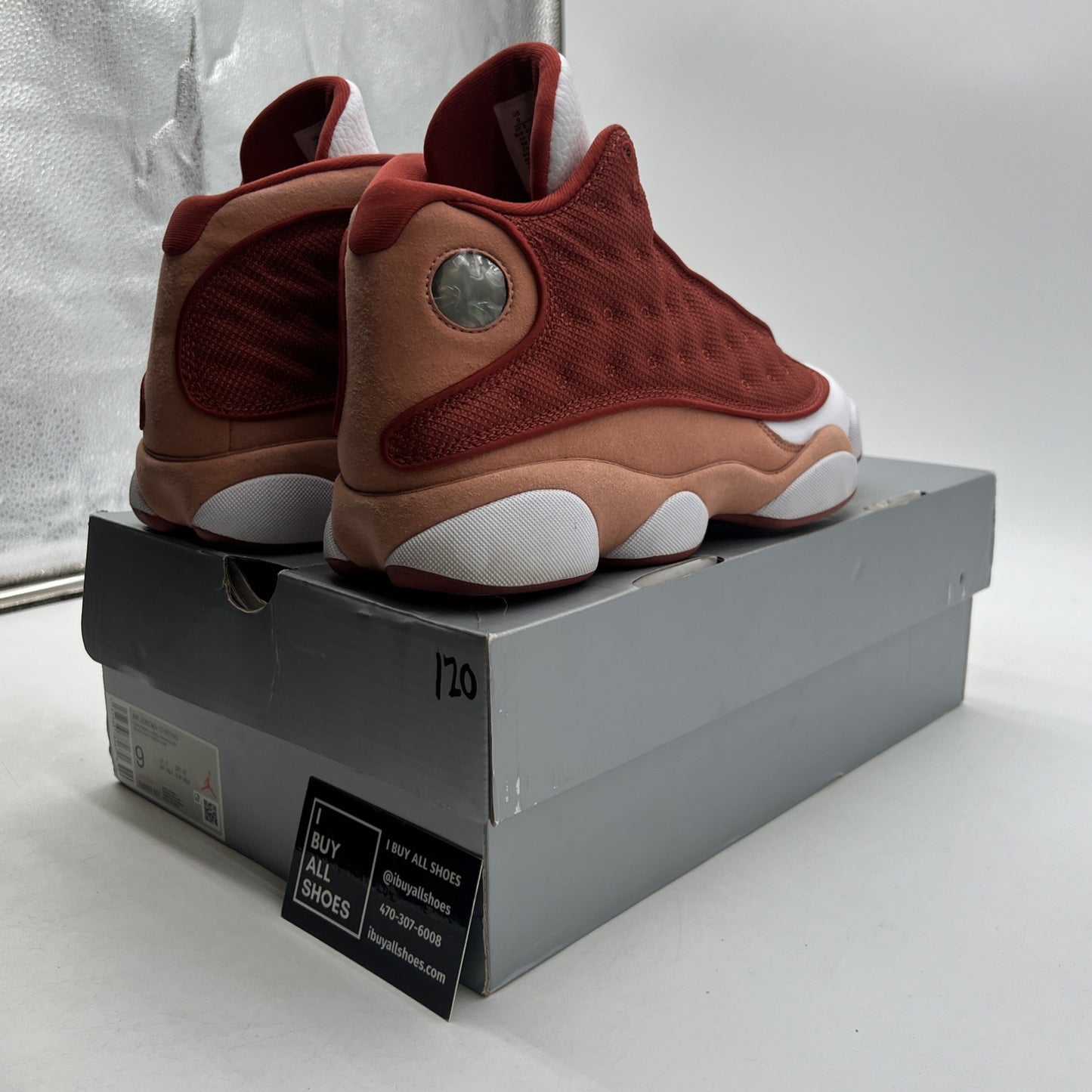 Size 9 - Air Jordan 13 Retro Dune Red (DJ5982-601)