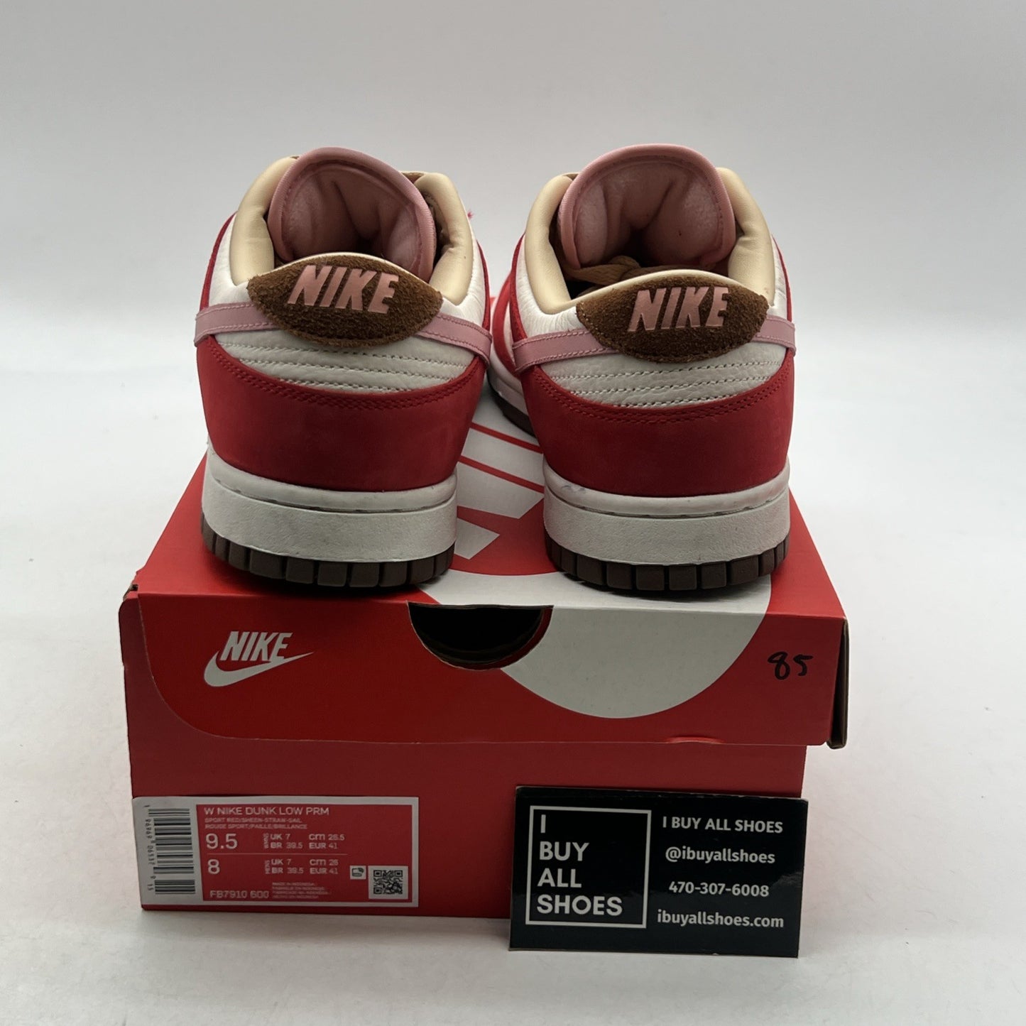 Size 9.5 - Nike Dunk Premium Low Bacon W (FB7910-600)