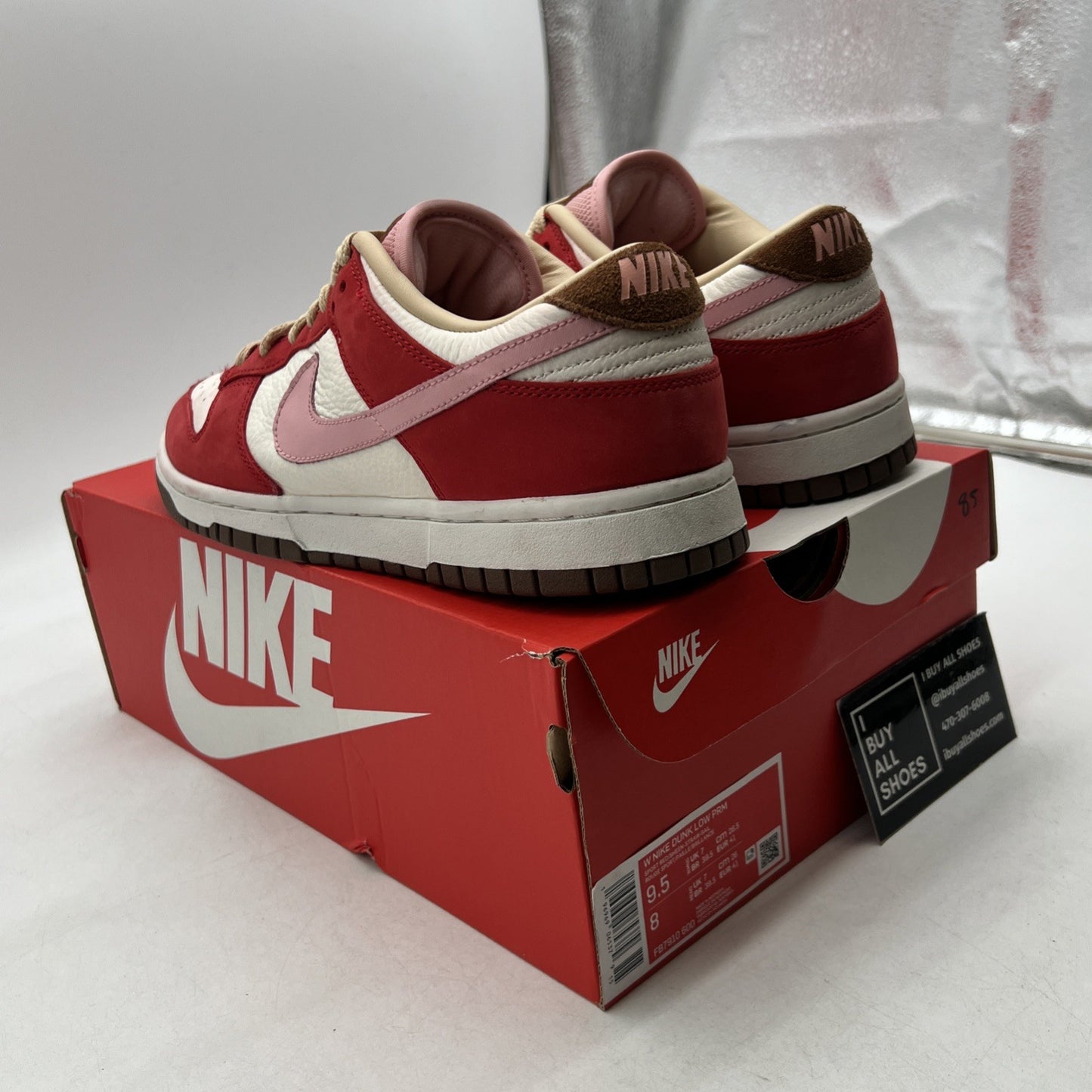 Size 9.5 - Nike Dunk Premium Low Bacon W (FB7910-600)
