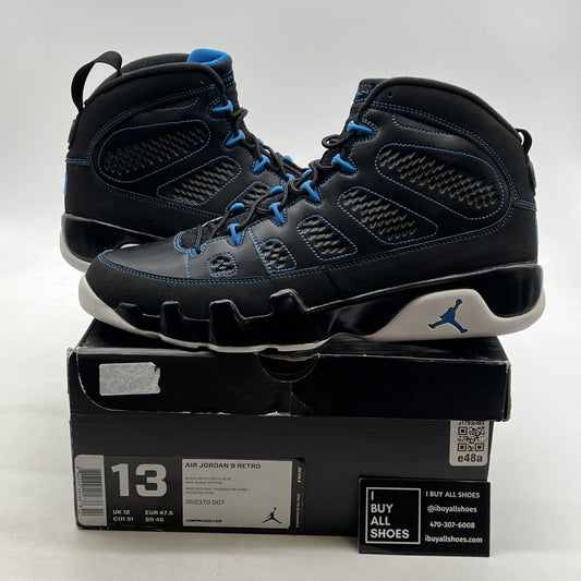 Size 13 - Air Jordan 9 Retro Photo Blue (302370-007)