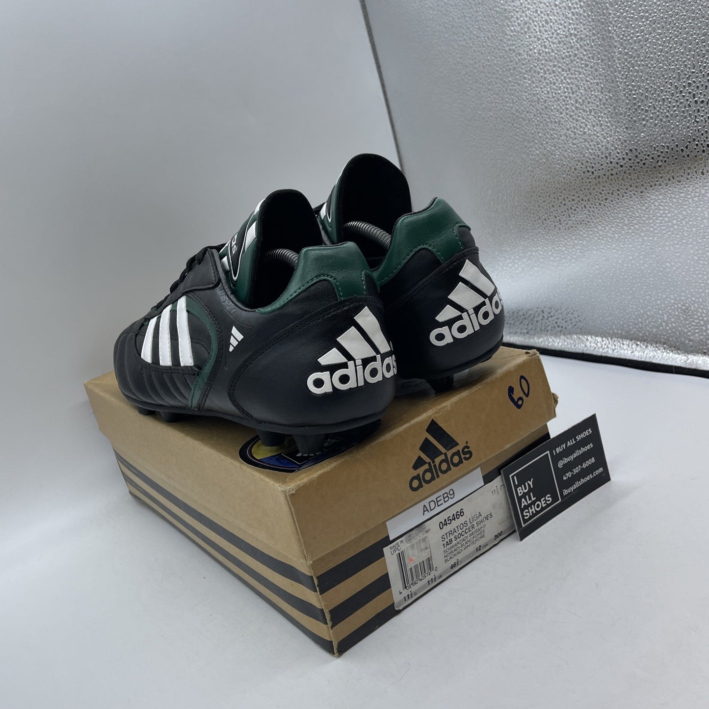 Size 12 - Adidas Stratos Cup Liga 1AB JR soccer shoes Leather (045466)