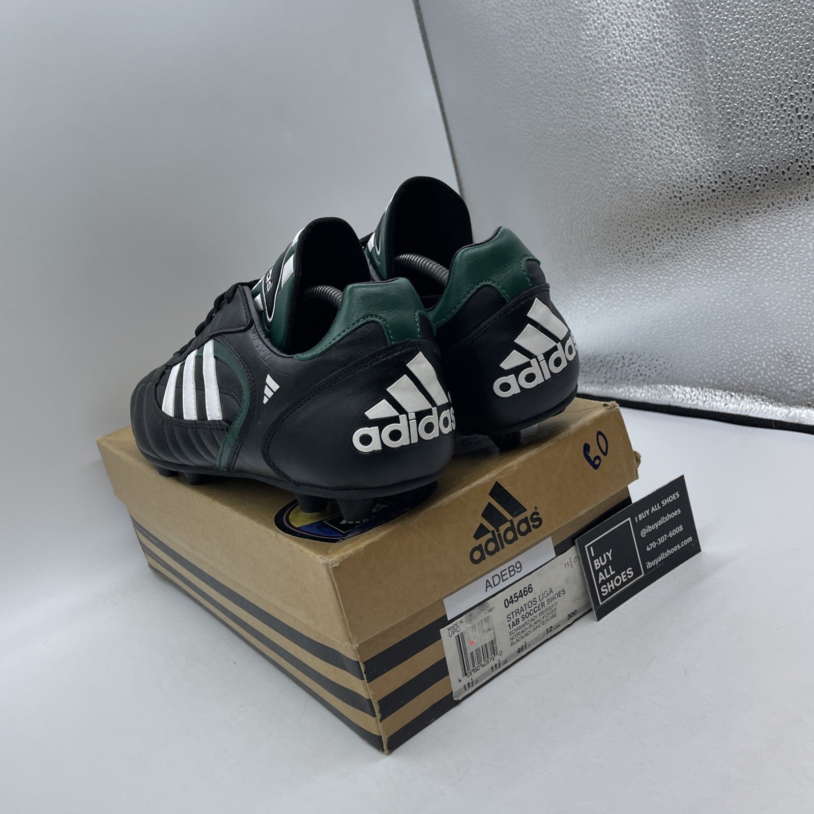 Size 12 - Adidas Stratos Cup Liga 1AB JR soccer shoes Leather (045466)