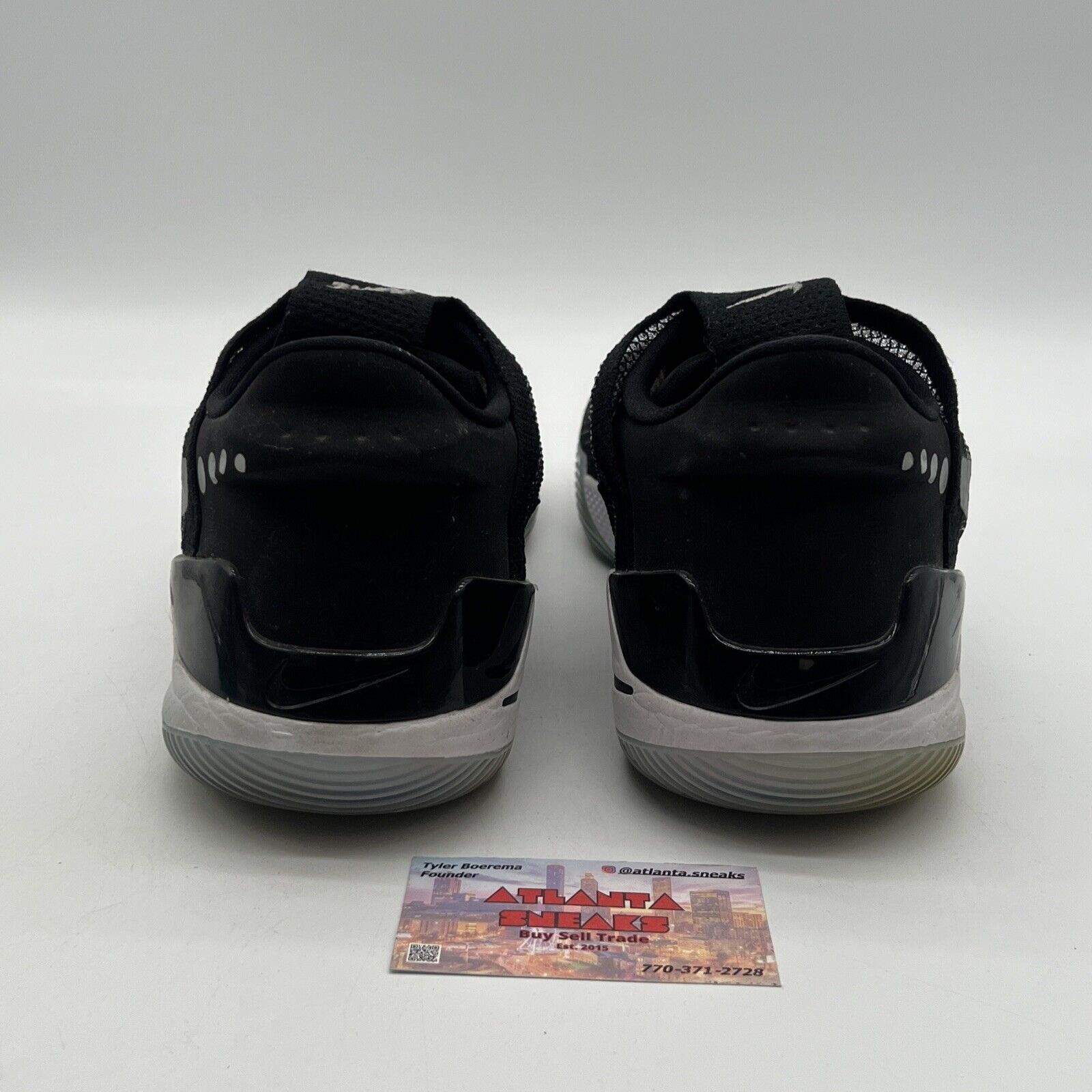 Size 13 - Nike Adapt BB Black - White Icey Black (AO2582-001)