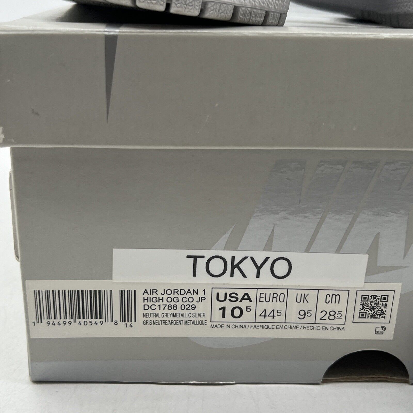 Size 10.5 - Air Jordan 1 Retro OG CO.JP High Tokyo Leather White (DC1788-029)