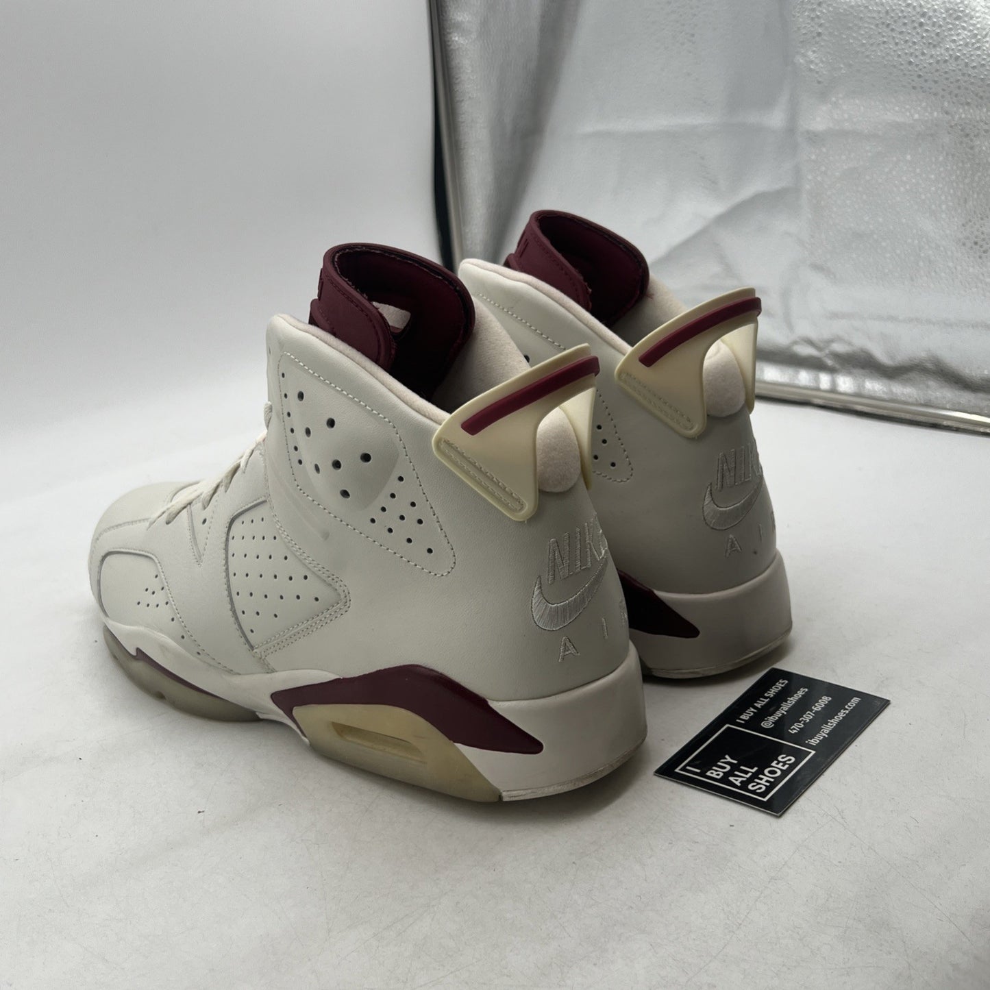 Size 14 - Air Jordan 6 Retro 2015 Maroon (384664-116)