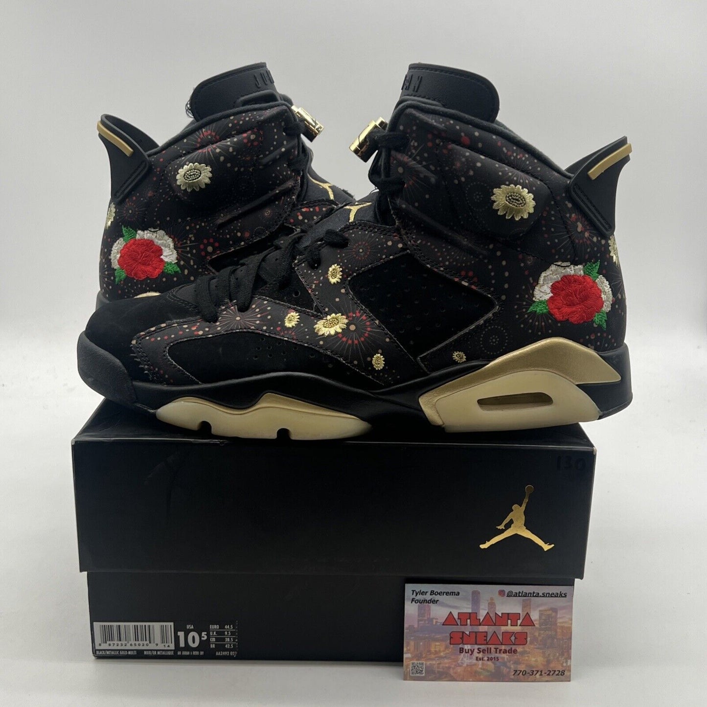 Size 10.5 - Air Jordan 6 Retro Chinese New Year (AA2492-021)