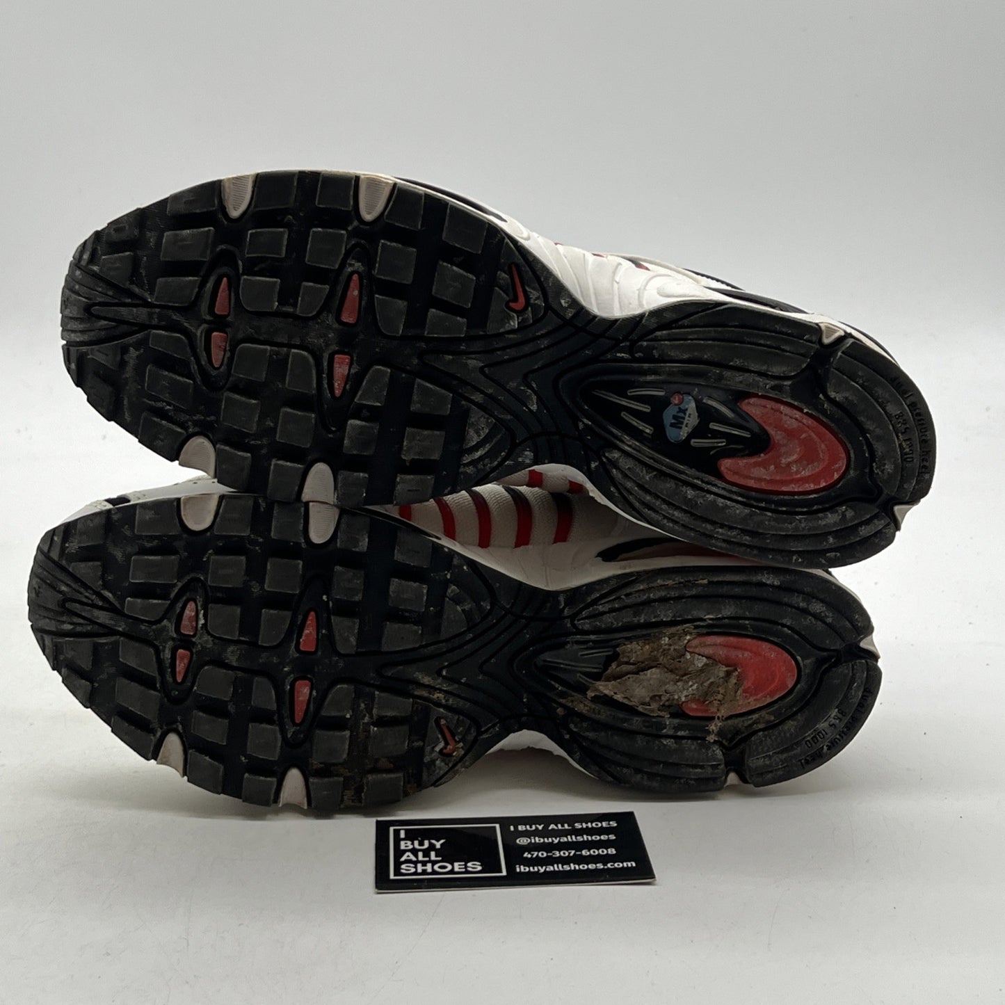 Size 9.5 - Nike Air Max Tailwind 4 White Habanero Red (AQ2567-104)