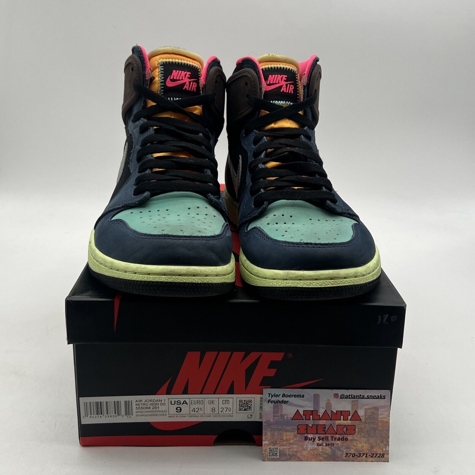 Size 9 - Air Jordan 1 Retro High Tokyo Bio Hack (555088-201)