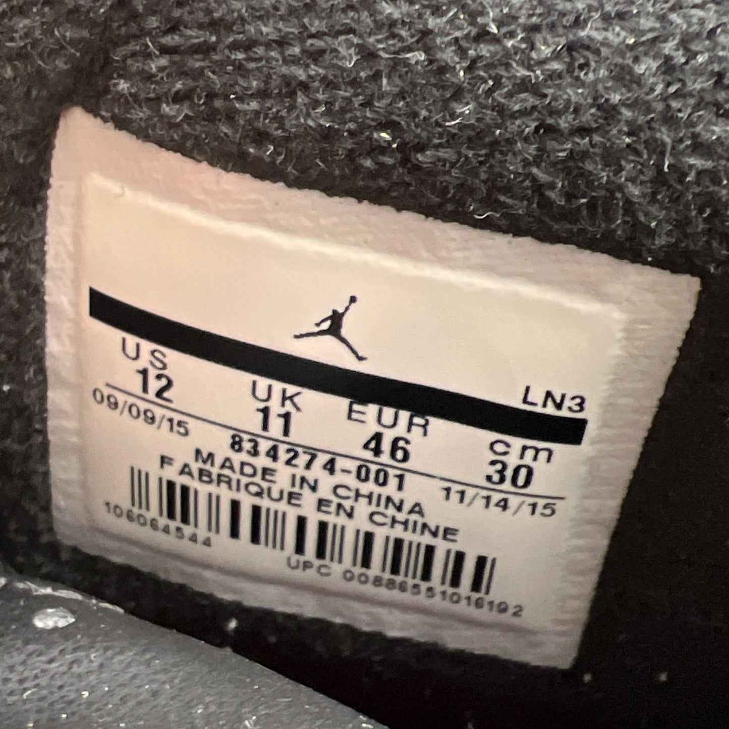 Size 12 - Air Jordan 2 Retro Alternate 87 (834274-001)