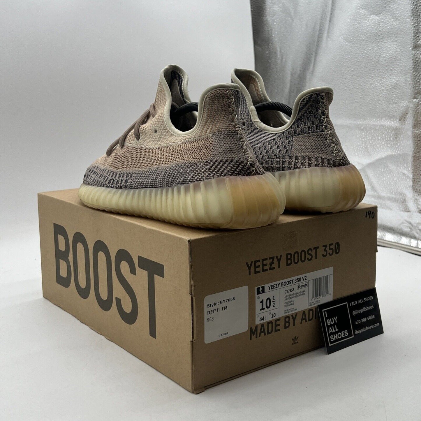 Size 10.5 - adidas Yeezy Boost 350 V2 Ash Pearl (GY7658)