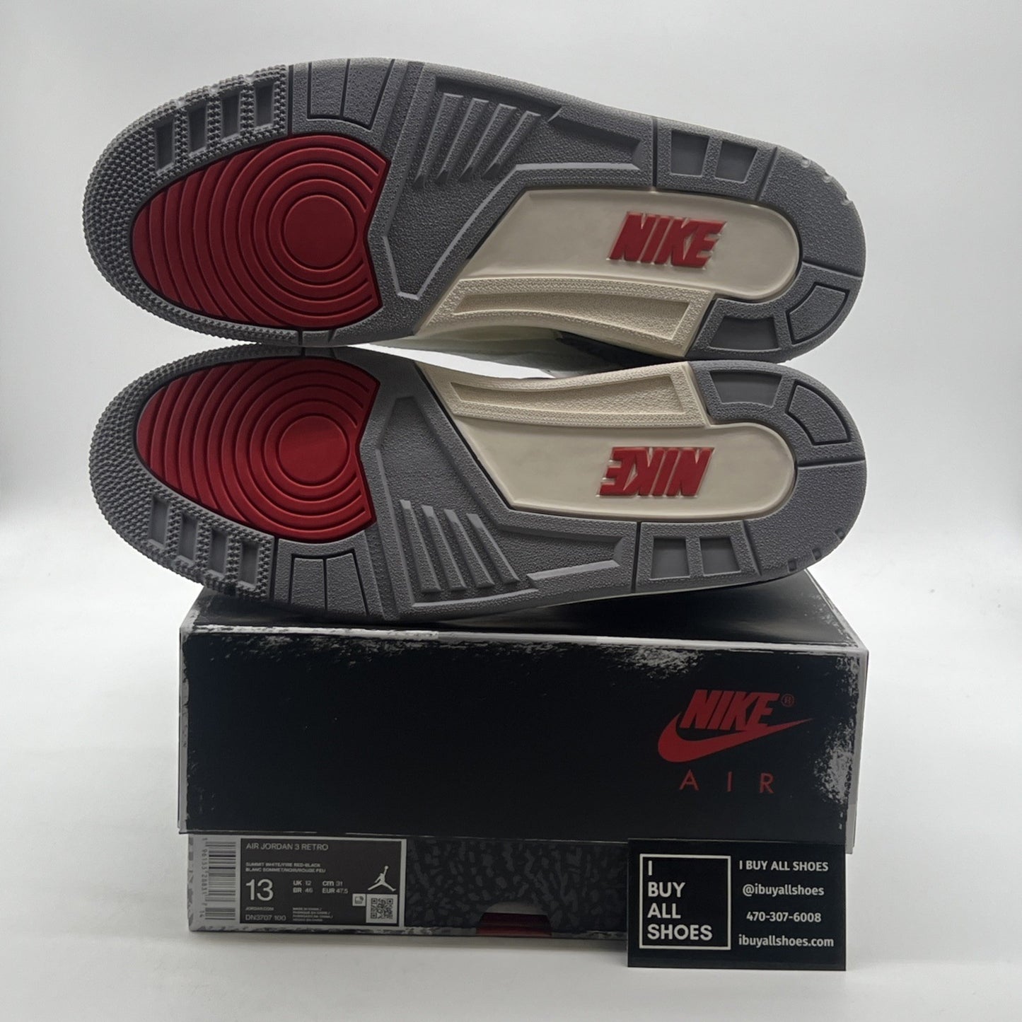 Size 13 - Air Jordan 3 Retro Mid White Cement Reimagined (DN3707-100)