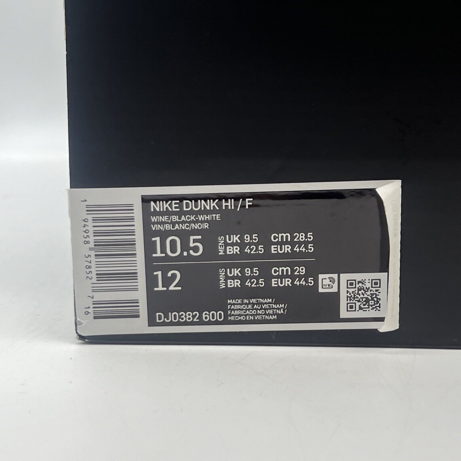 Size 10.5 - Nike Fragment Design x Dunk High Beijing Brand New Og All Black DS