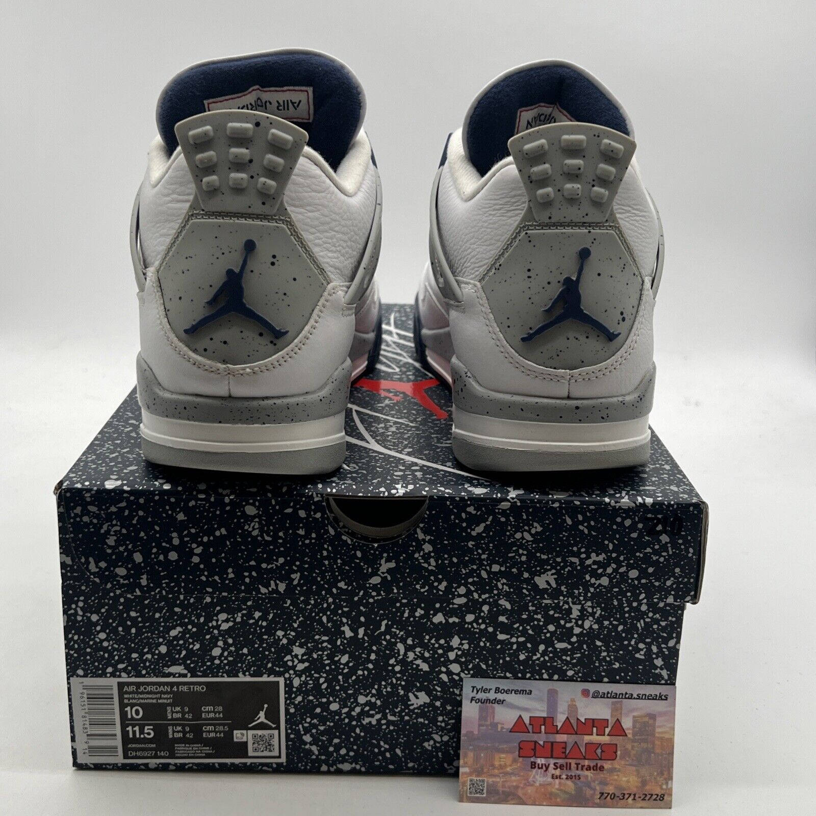 Size 10 - Air Jordan 4 Retro Mid Midnight Navy (DH6927-140)