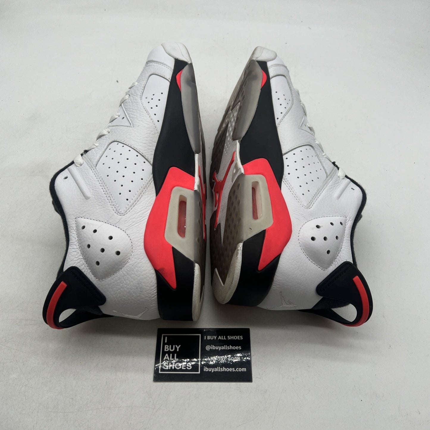 Size 14 - Air Jordan 6 Low White Infrared (304401-123)