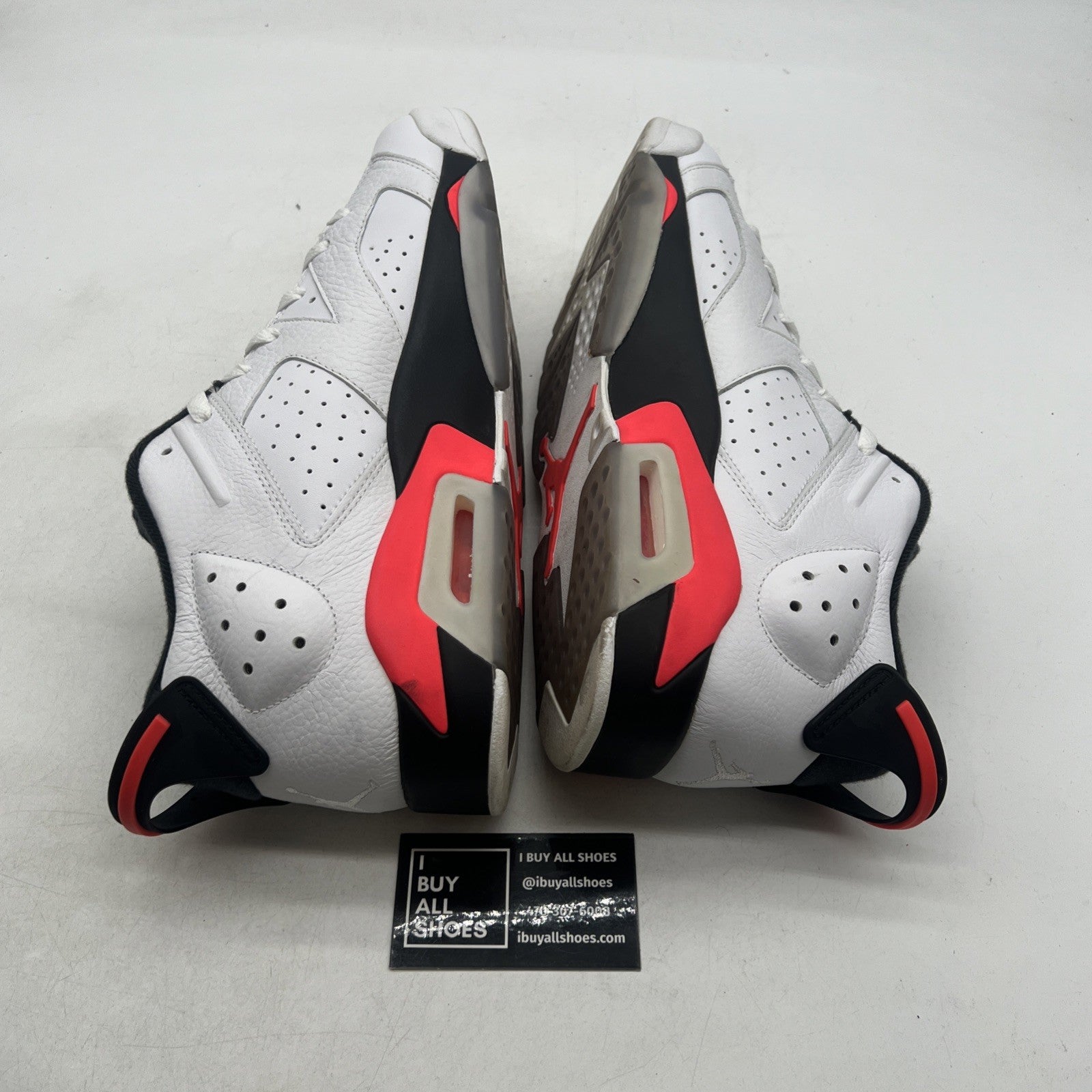 Size 14 - Air Jordan 6 Low White Infrared (304401-123)