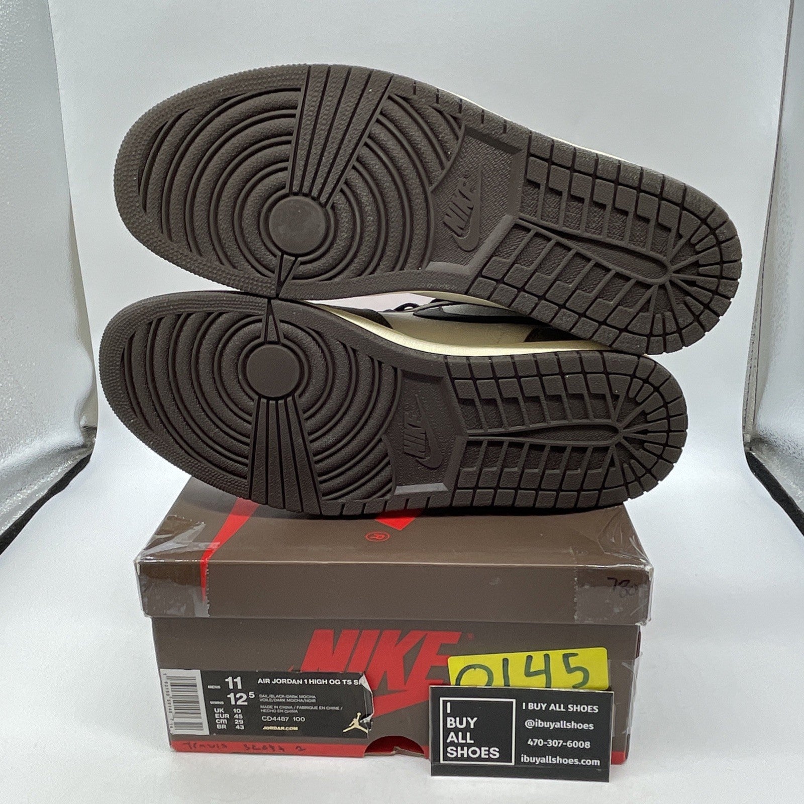 Size 11 - Air Jordan 1 Retro OG x Travis Scott High Mocha (CD4487-100)