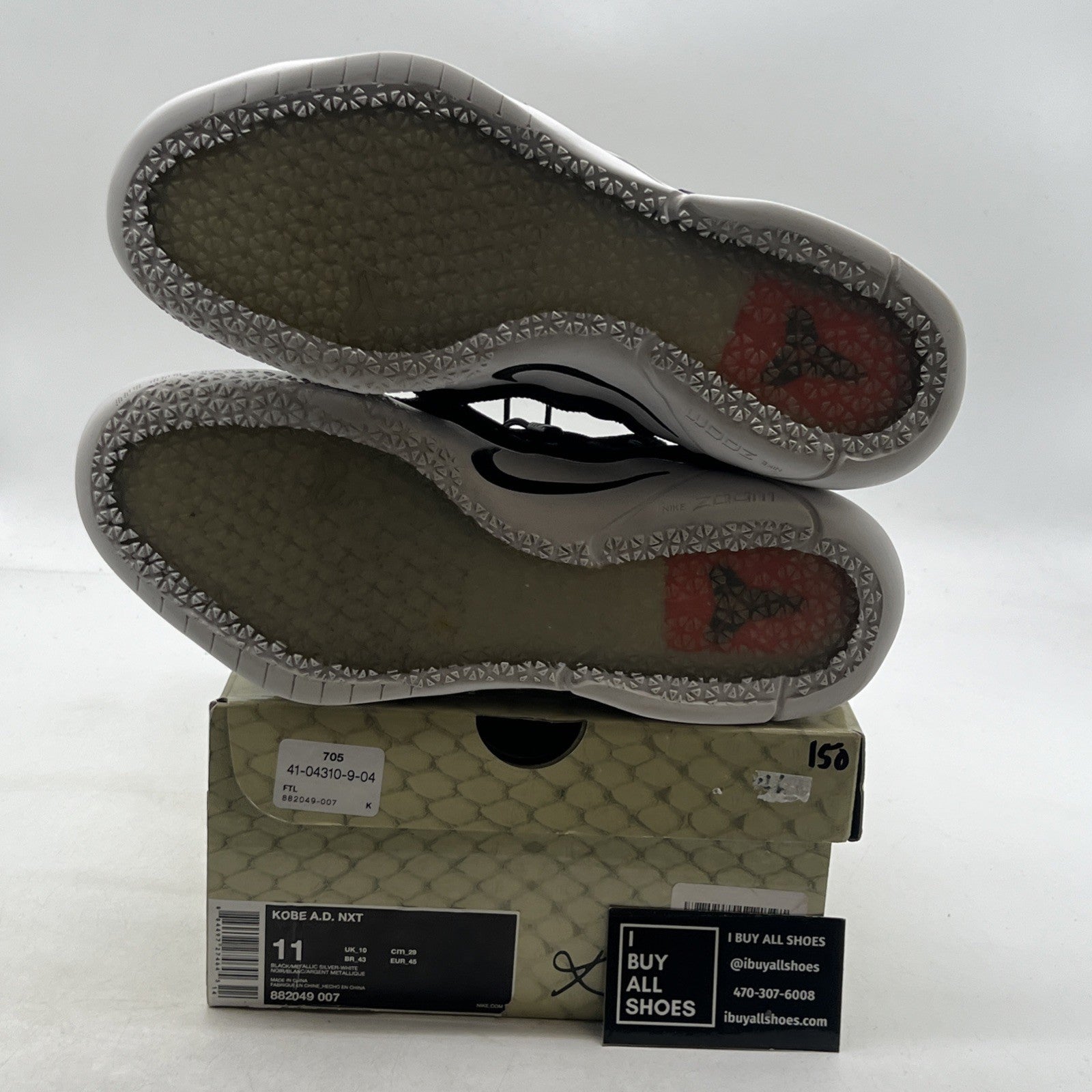 Size 11 - Nike Kobe A.D. NXT Black White (882049-007)