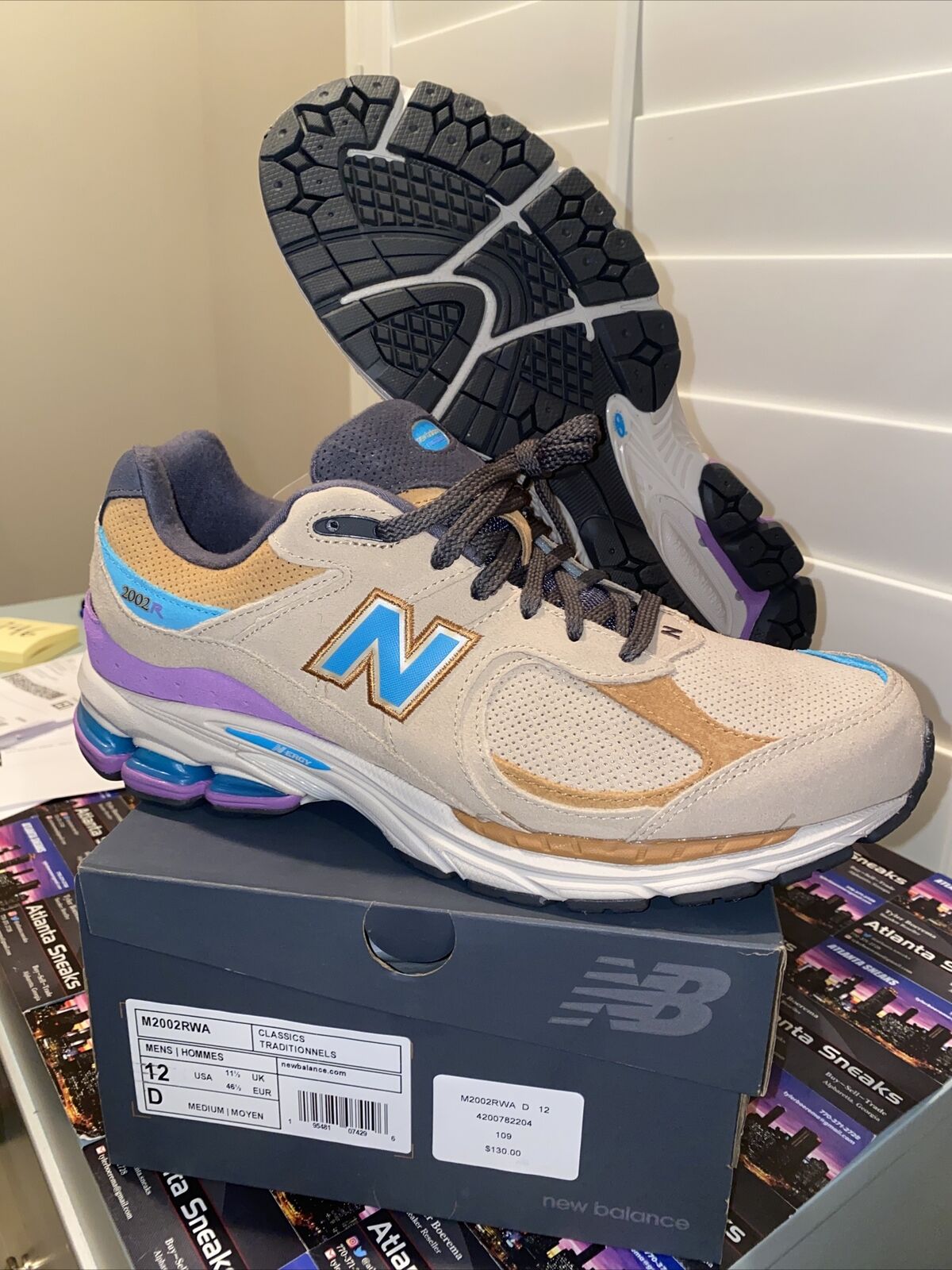 New Balance 2002R x J. Crew Incense Men's Multi Size M2002RWA BRAND NEW Size 12