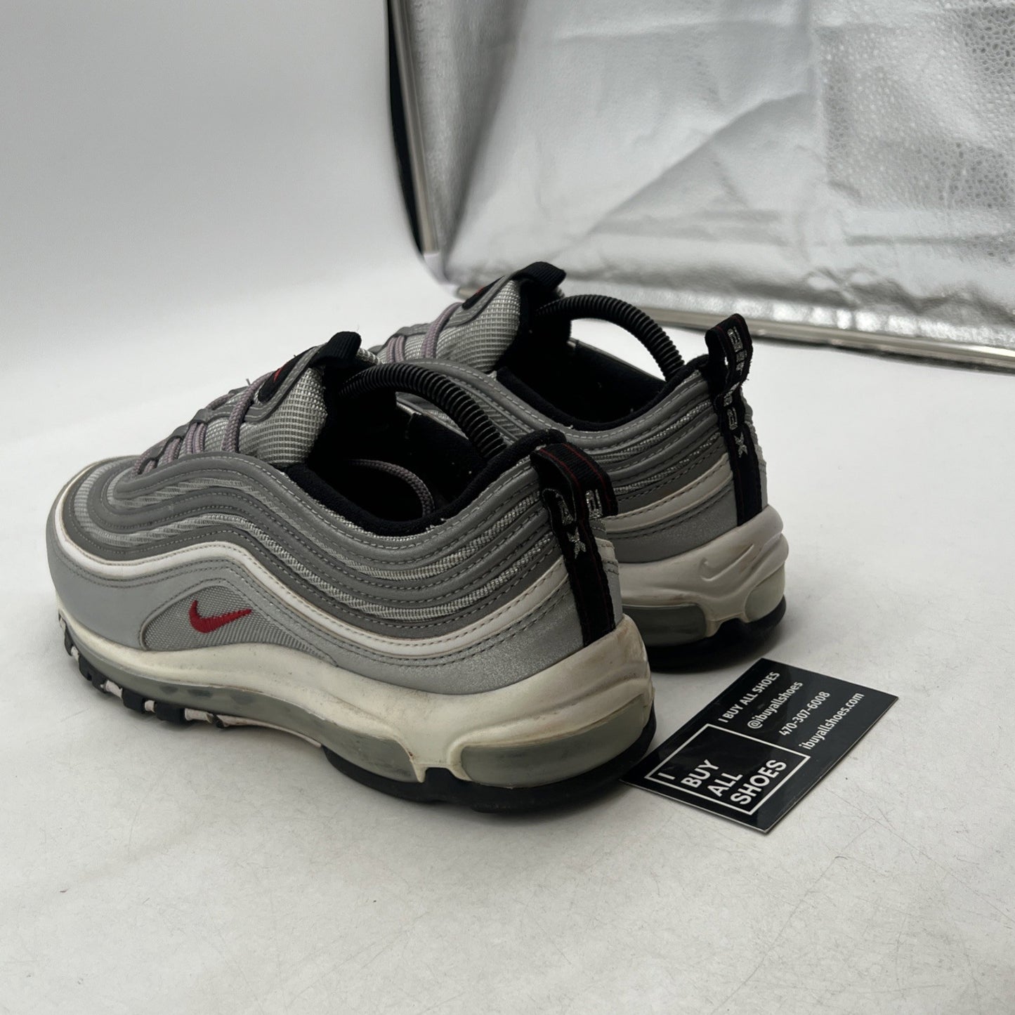 Size 9.5 - Nike Air Max 97 OG QS 2017 Silver Bullet (884421-001)