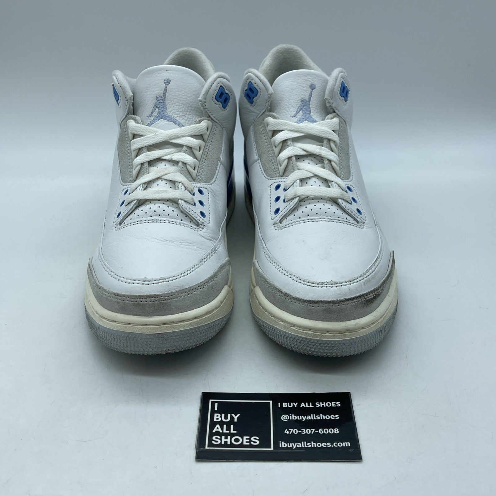 Size 9 - Air Jordan 3 Retro Lucky Shorts Grey White Suede Leather (CT8532-101)