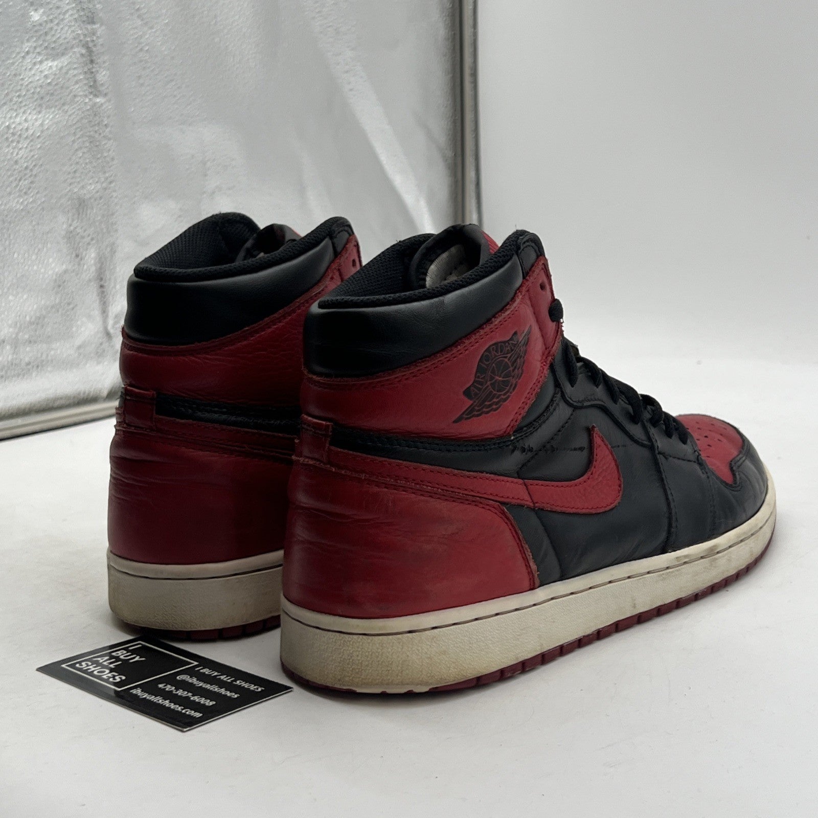 Size 12 - Air Jordan 1 Retro OG High Banned, Bred (555088-001)