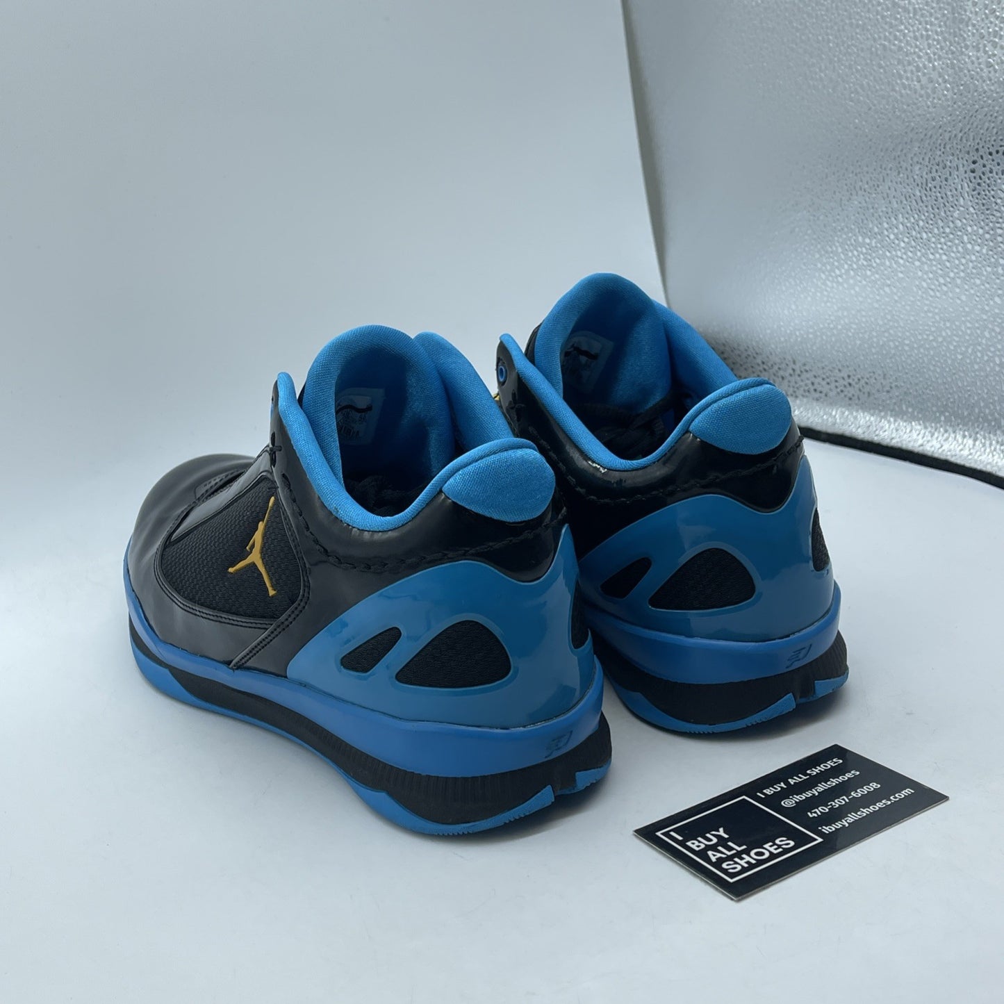 Size 12 - Jordan CP 2 Quick Black Orion Blue Black Blue (467821-015)