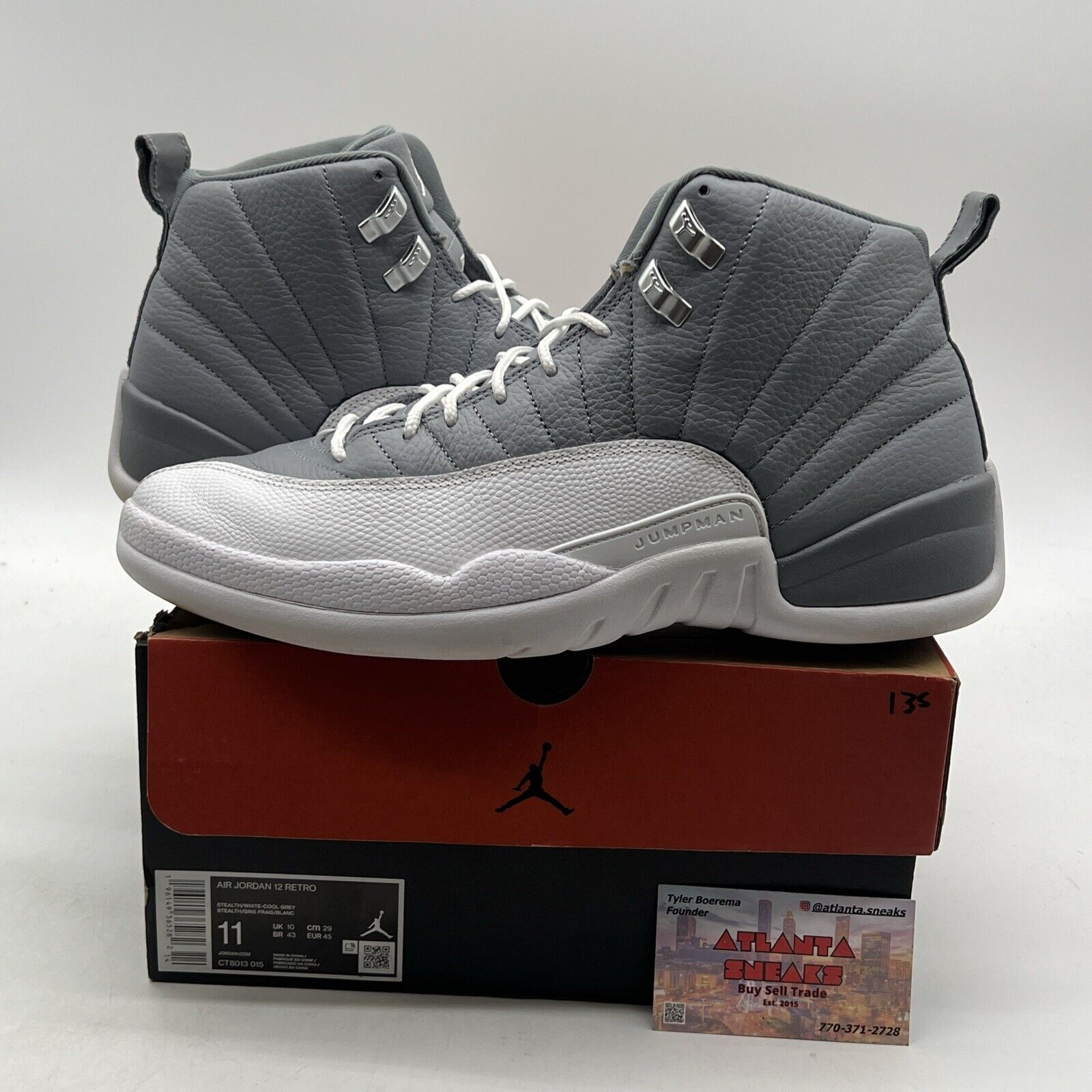 Size 11 - Jordan 12 Stealth 2022 (CT8013-015)