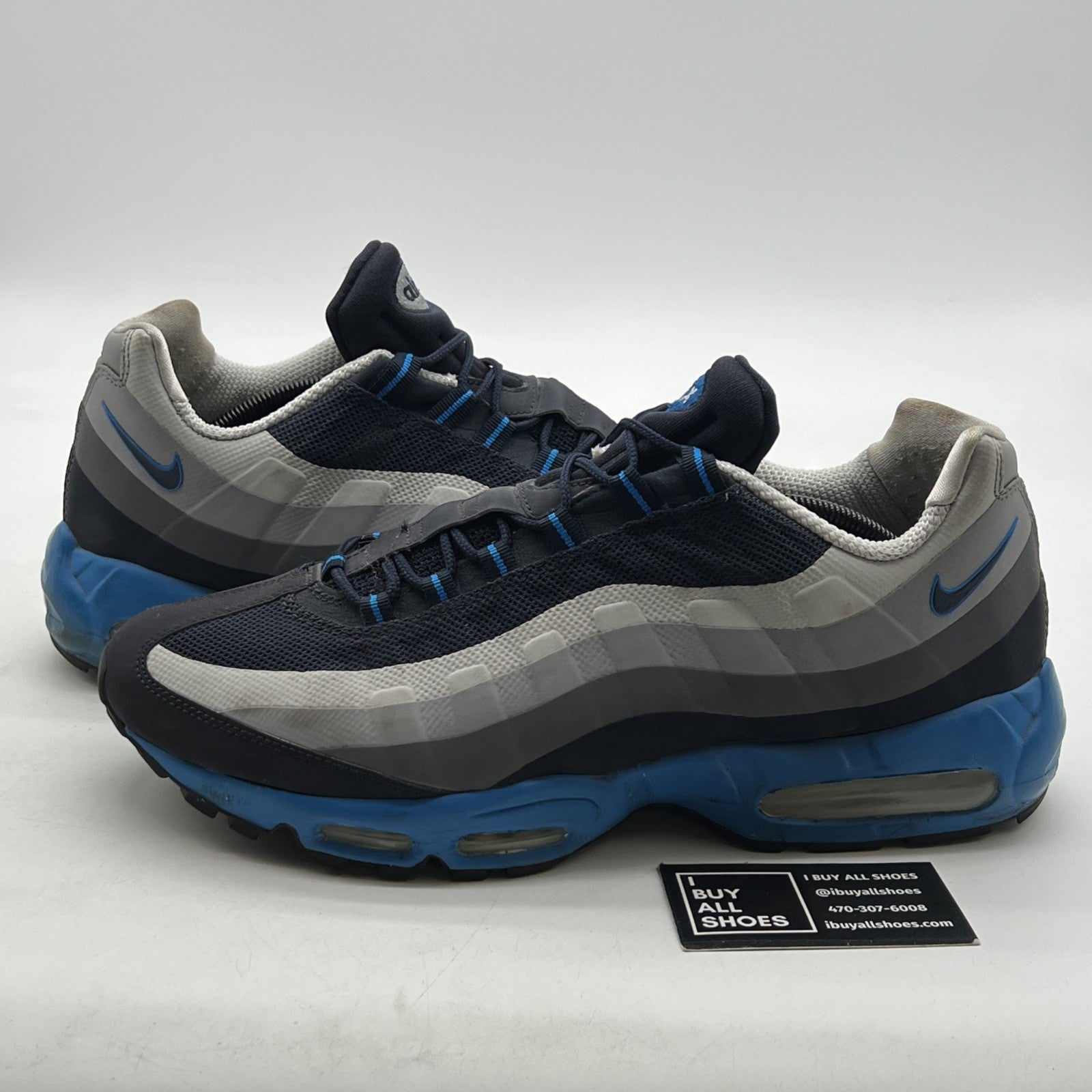 Size 13 - Nike Air Max 95 No Sew - Dark Obsidian (616190-004)