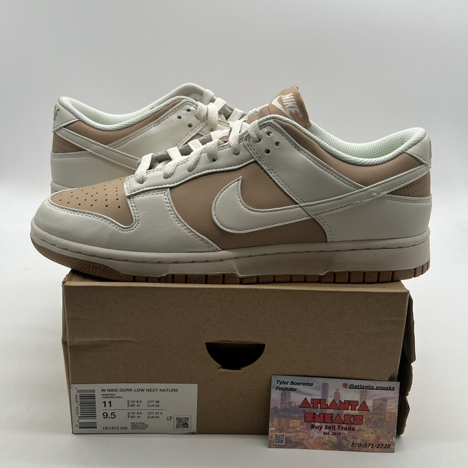 Size 11W - Nike Dunk Next Nature Low Hemp (DD1873-200)