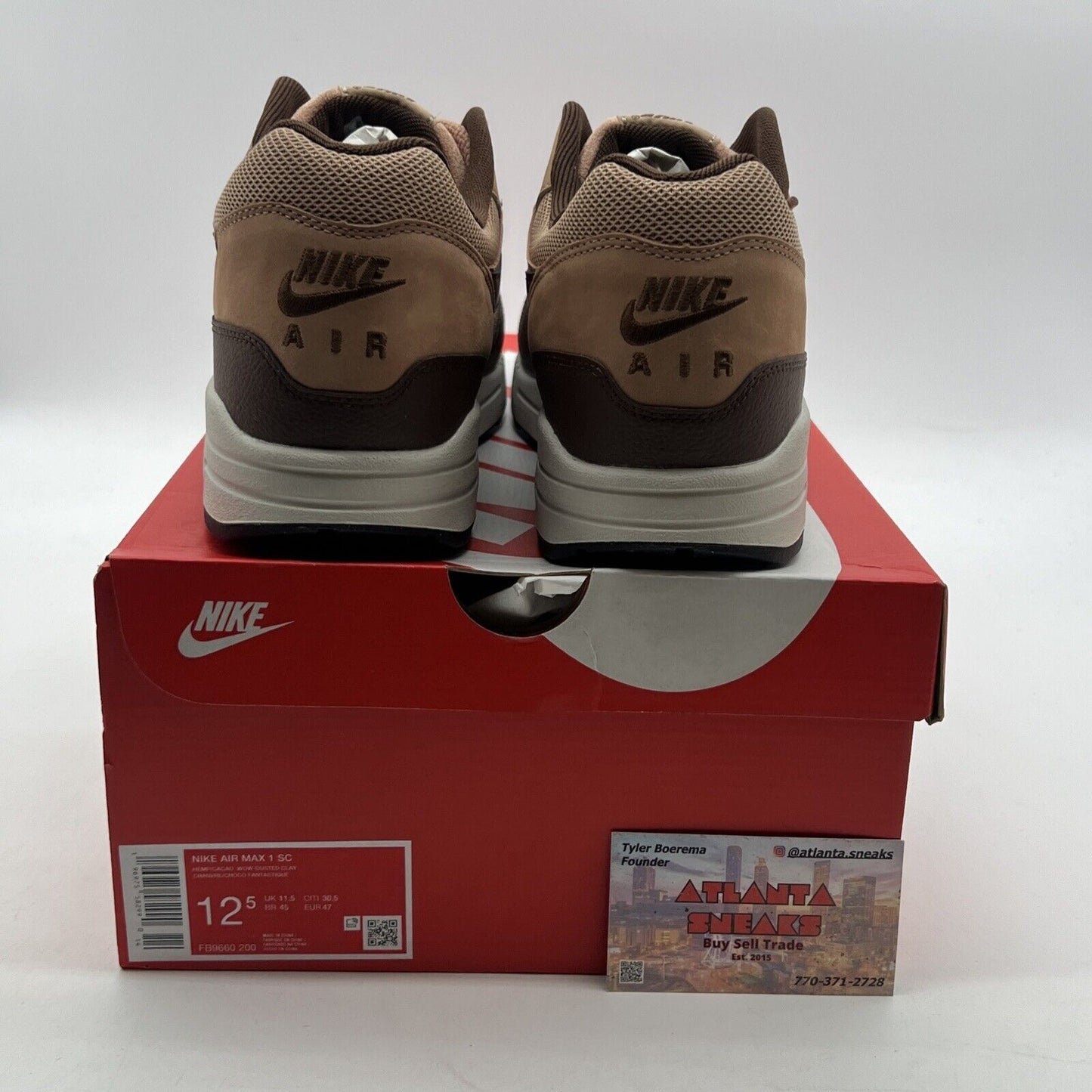 Size 12.5 - Nike Air Max 1 SC Cacao Wow (FB9660-200)