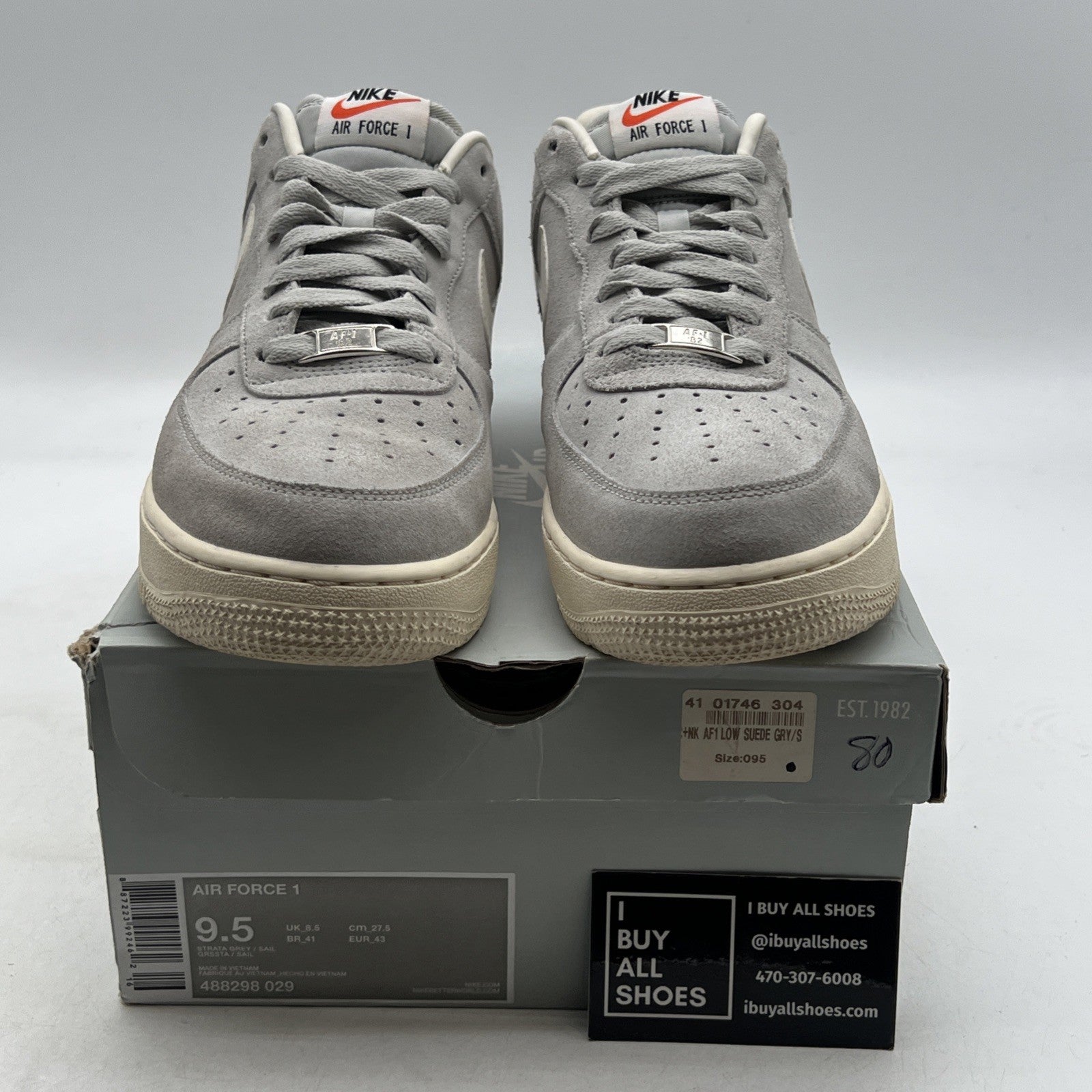 Size 9.5 - Nike Air Force 1 Low Blazer Pack (488298-029)