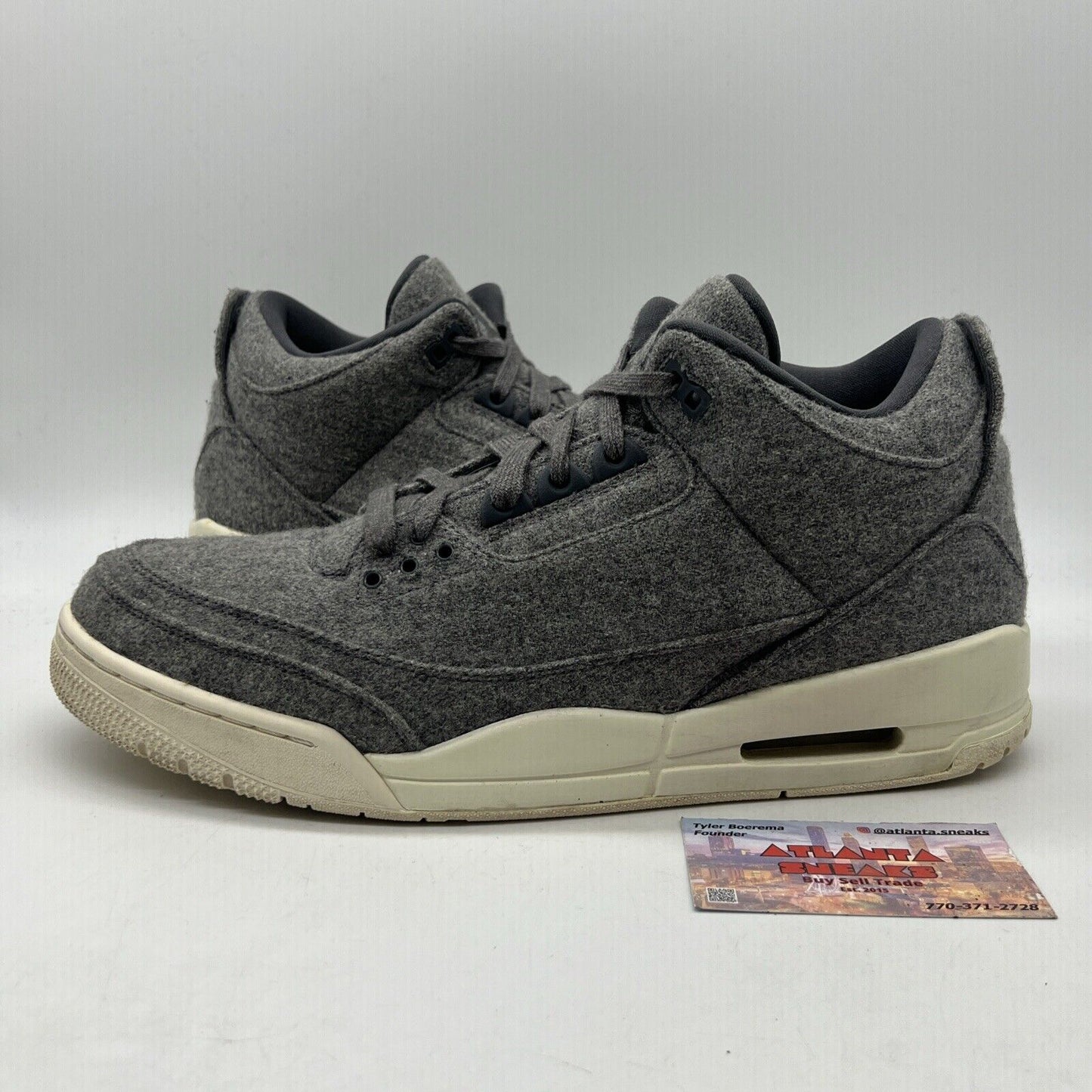 Size 12 - Air Jordan 3 Retro Wool Cream (854263-004)