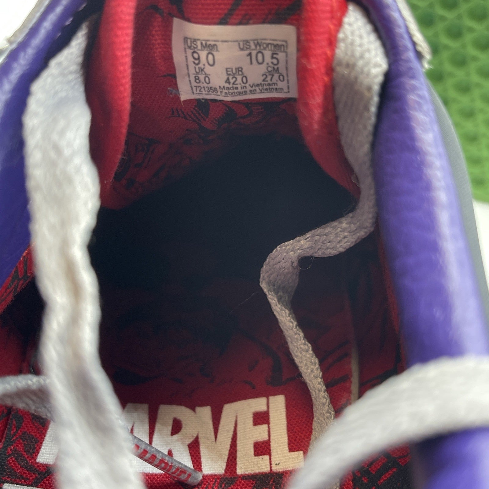 Size 9 - Vans Marvel Avengers Old Skool Captain America Suede (721356)