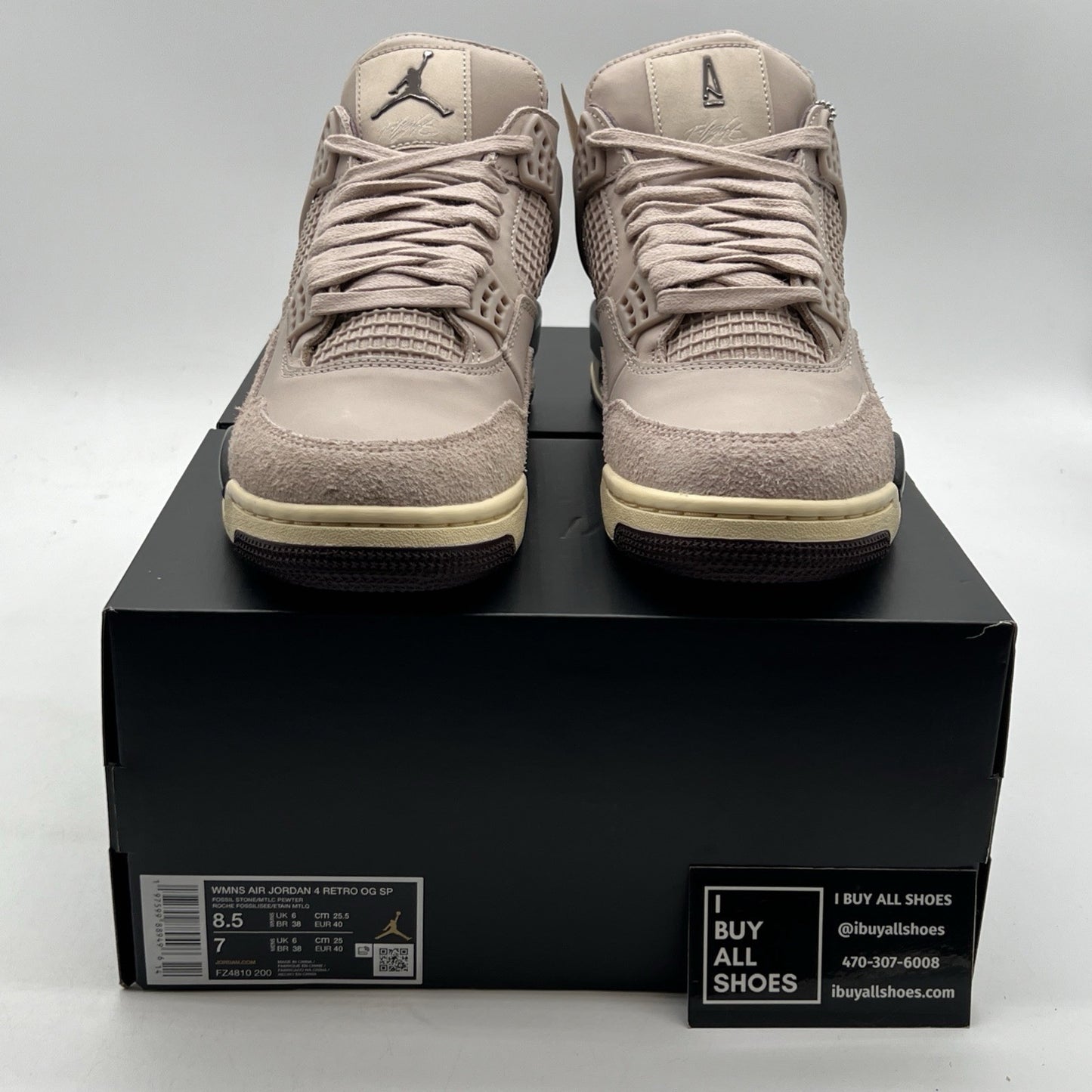 Size 8.5 - A Ma Maniére x Air Jordan 4 Retro While You Were Sleeping W