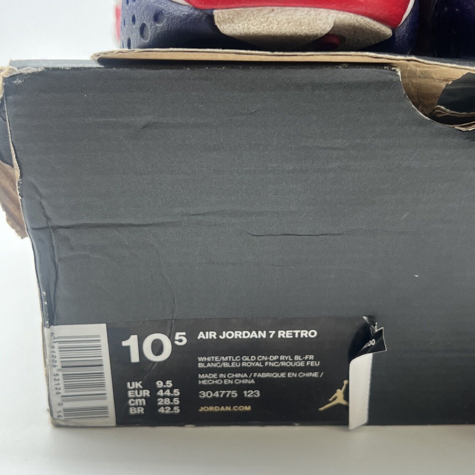 Size 10.5 - Air Jordan 7 Retro Tinker Alternate (304775-123)