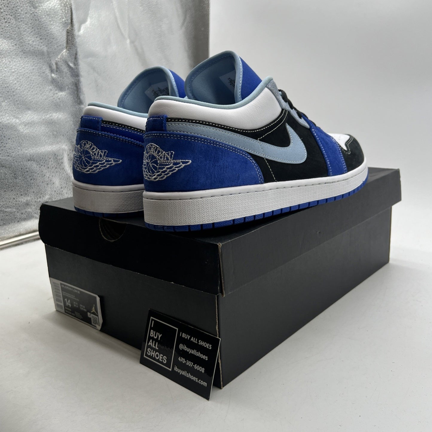 Size 14 - Air Jordan 1 SE Low Racer Blue (DH0206-400)