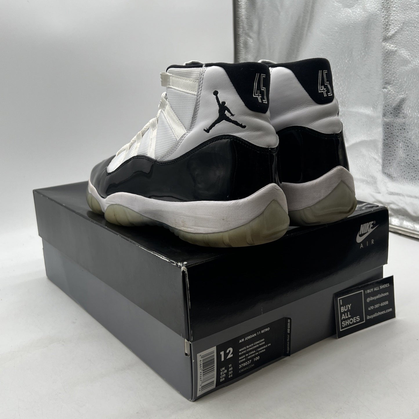 Size 12 - Air Jordan 11 Retro High Concord (378037-100)
