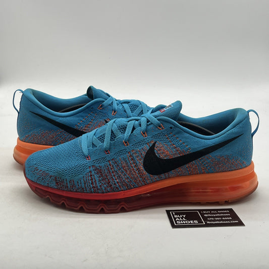 Size 13 - Nike Flyknit Max Vivid Blue (620469-406)