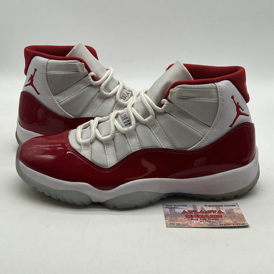 Size 10.5 - Jordan 11 Retro High Cherry White Red Leather (CT8012-116)