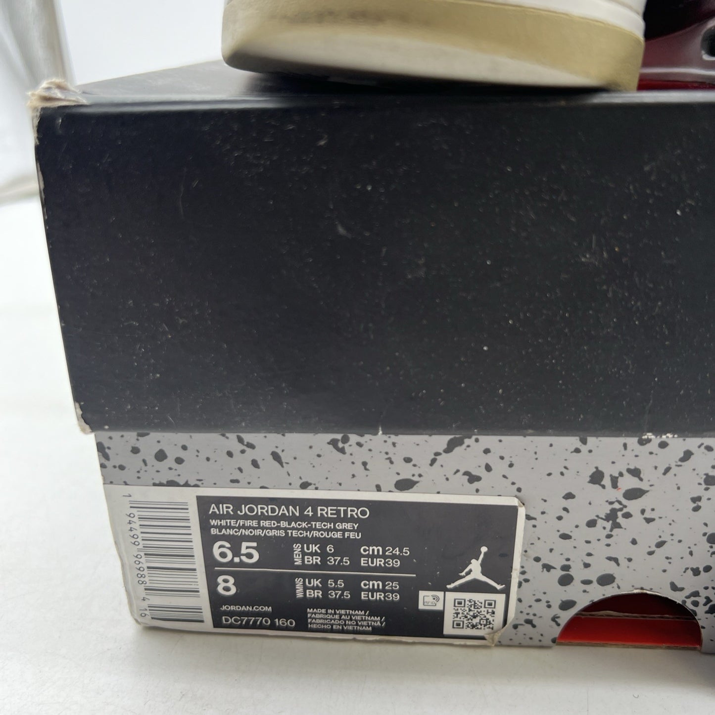 Size 6.5 - Air Jordan 4 Retro OG Mid Fire Red (DC7770-160)