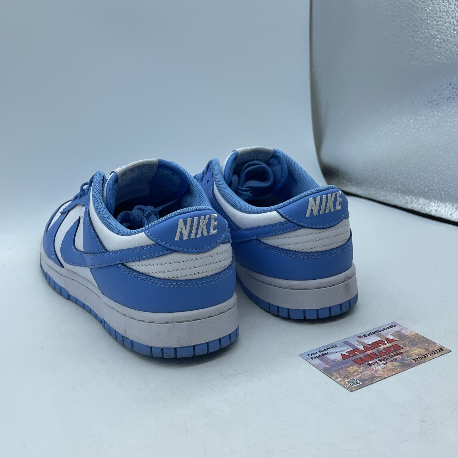 Size 10.5 - Nike Dunk Low University Blue White Leather (DD1391-102)