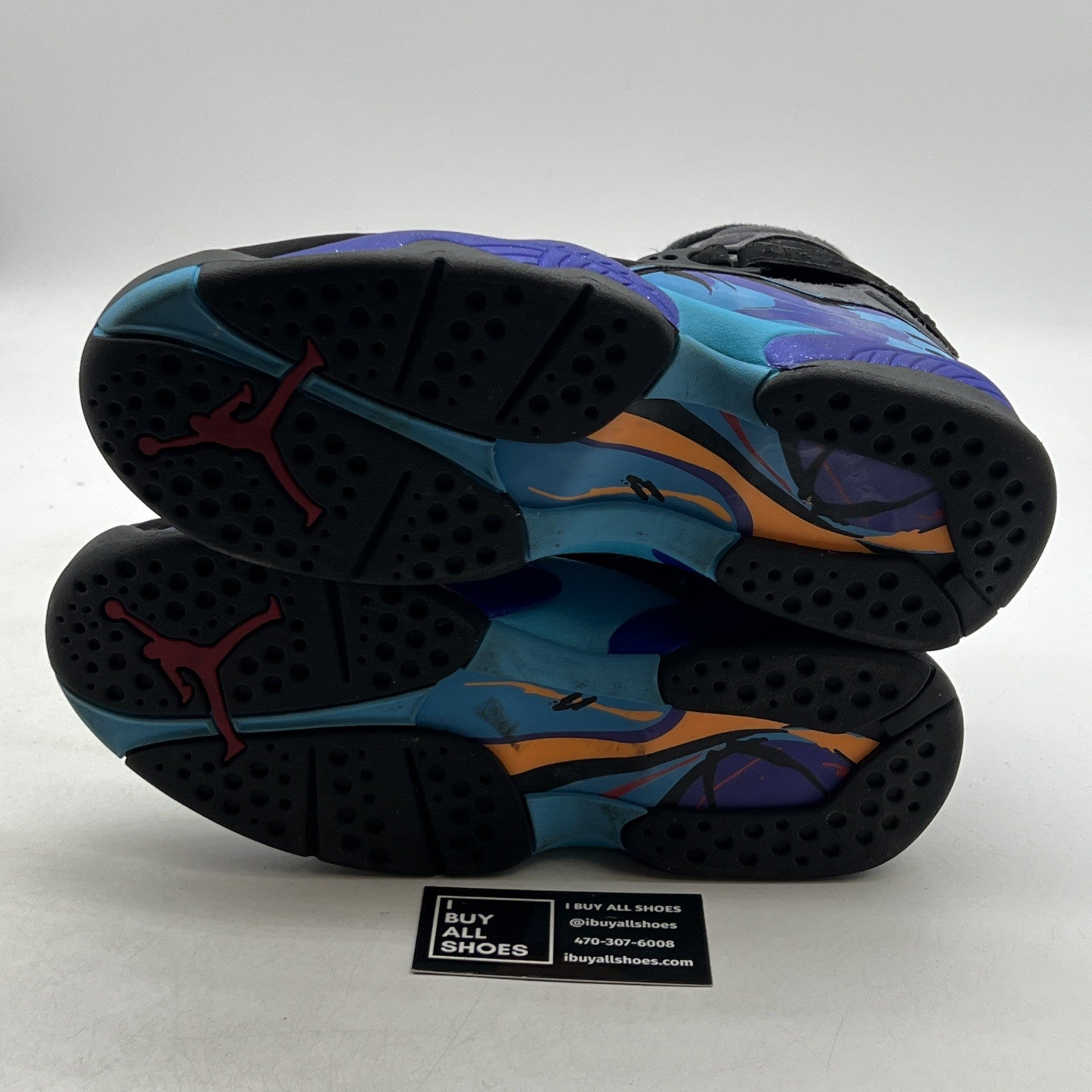 Size 9 - Air Jordan 8 Retro Aqua 2015 (305381-025)