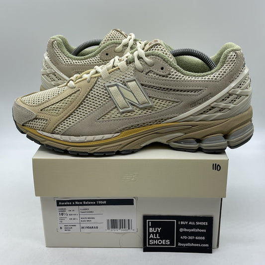 Size 10.5 - New Balance AURALEE x 1906R Bone White Brown Suede (M1906RAU)