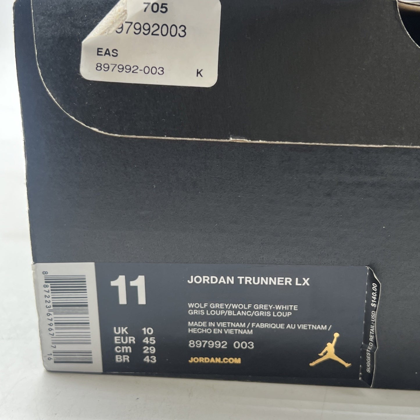 Size 11 - Jordan Trunner LX Wolf Grey (897992-003)